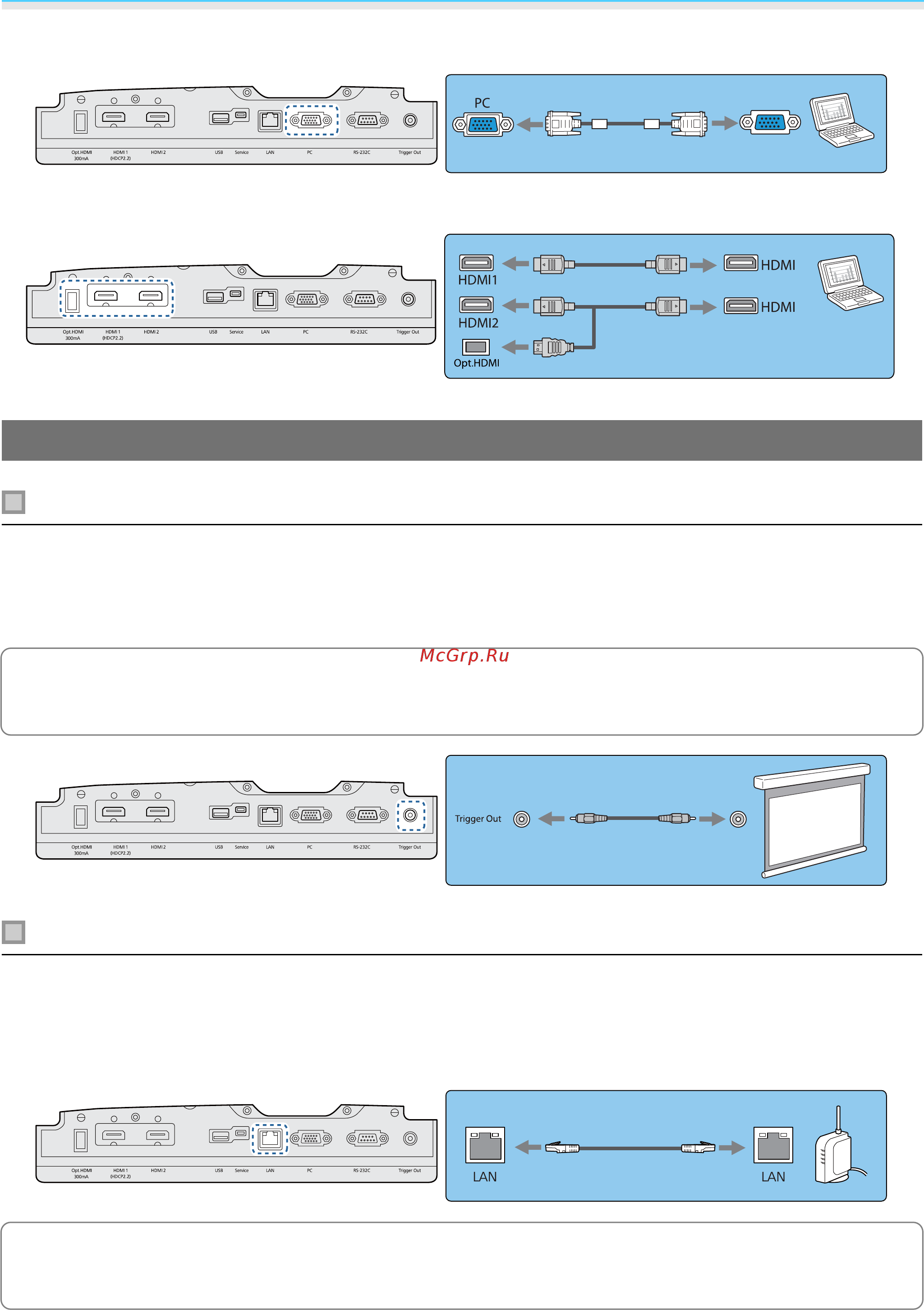Epson EH-TW7400 [21/120] Подключение внешнего оборудования