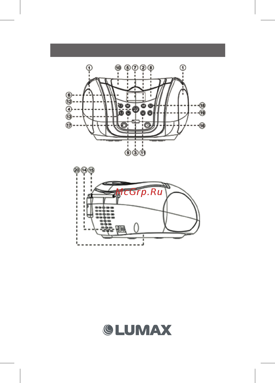 Lumax BL9102USB [9/24] Устройство прибора
