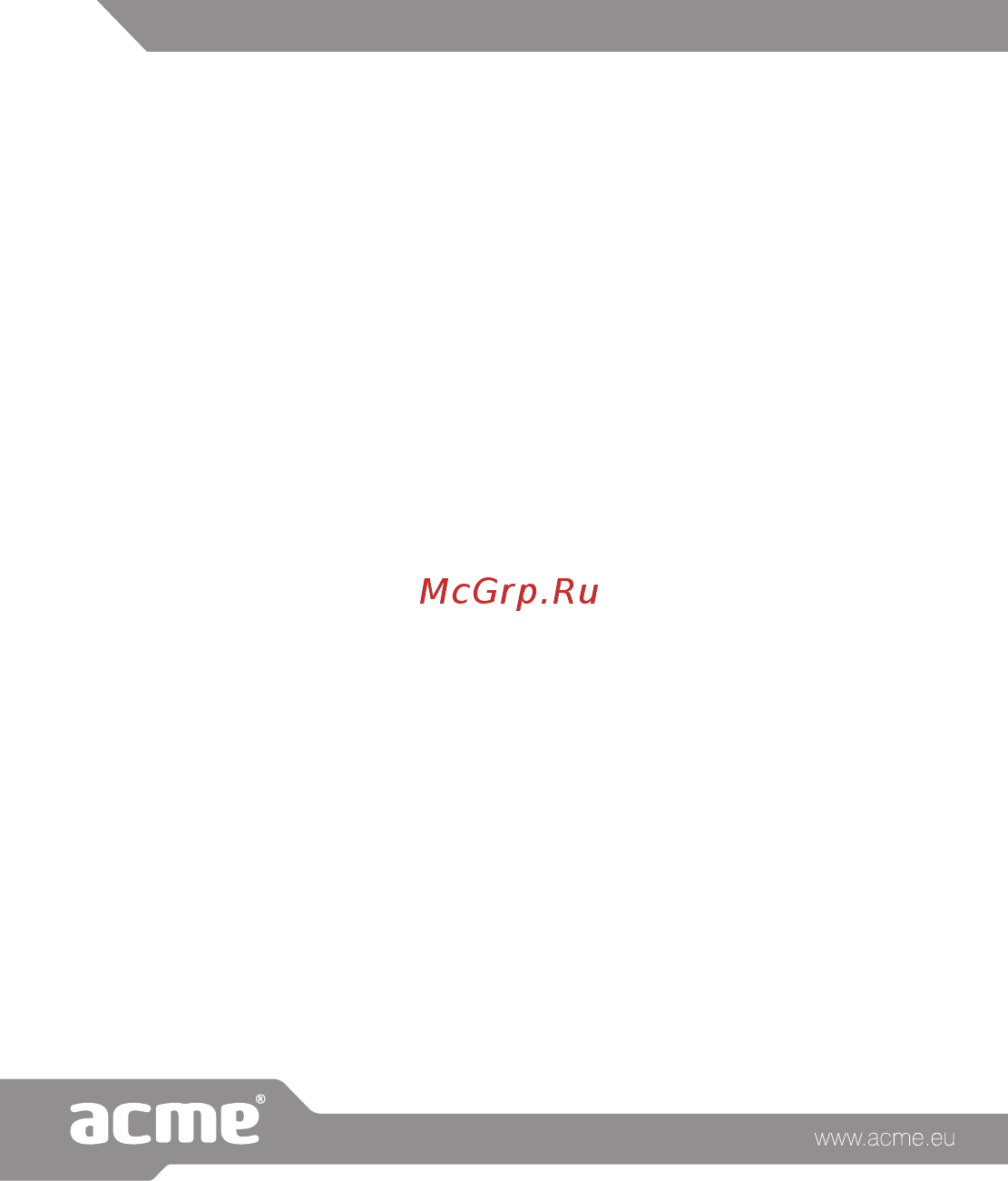Acme MS12 Инструкция по эксплуатации онлайн [12/12] 463840