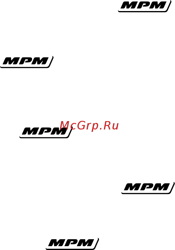 MPM MCZ-64 Инструкция по эксплуатации онлайн [20/20] 463879