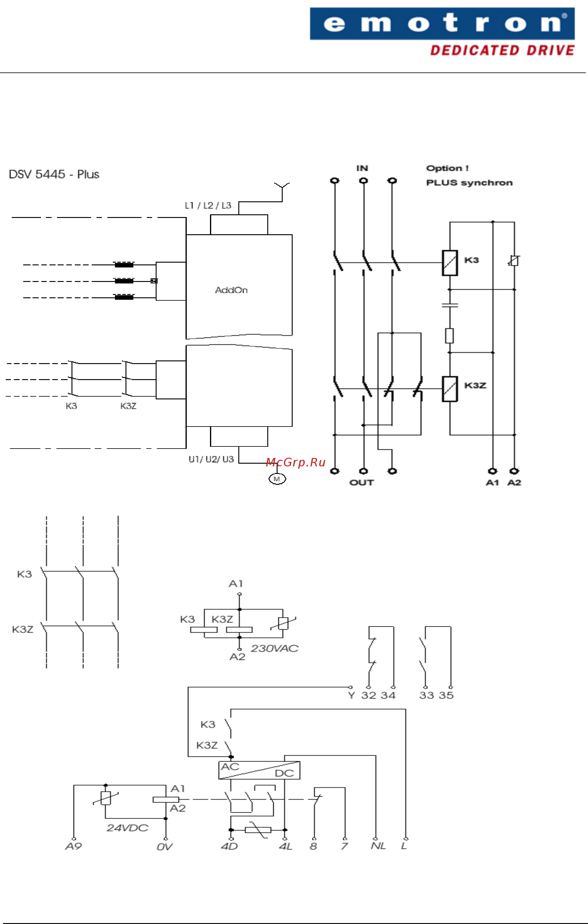Emotron CDU/CDX 48-026 [69/82] Emotron dsv 5445 5444