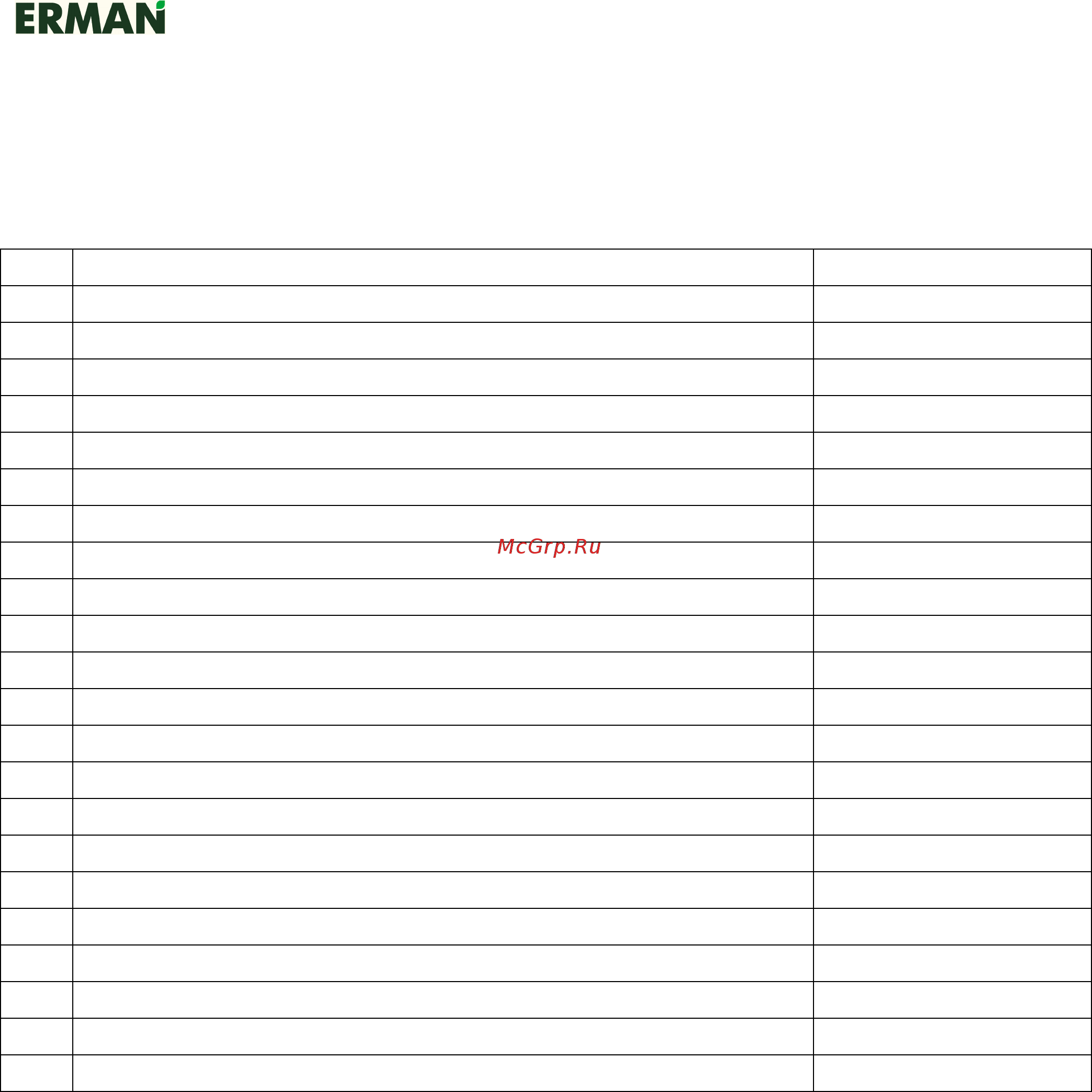 Erman E-9P-093T4 [45/53] Меню аварий