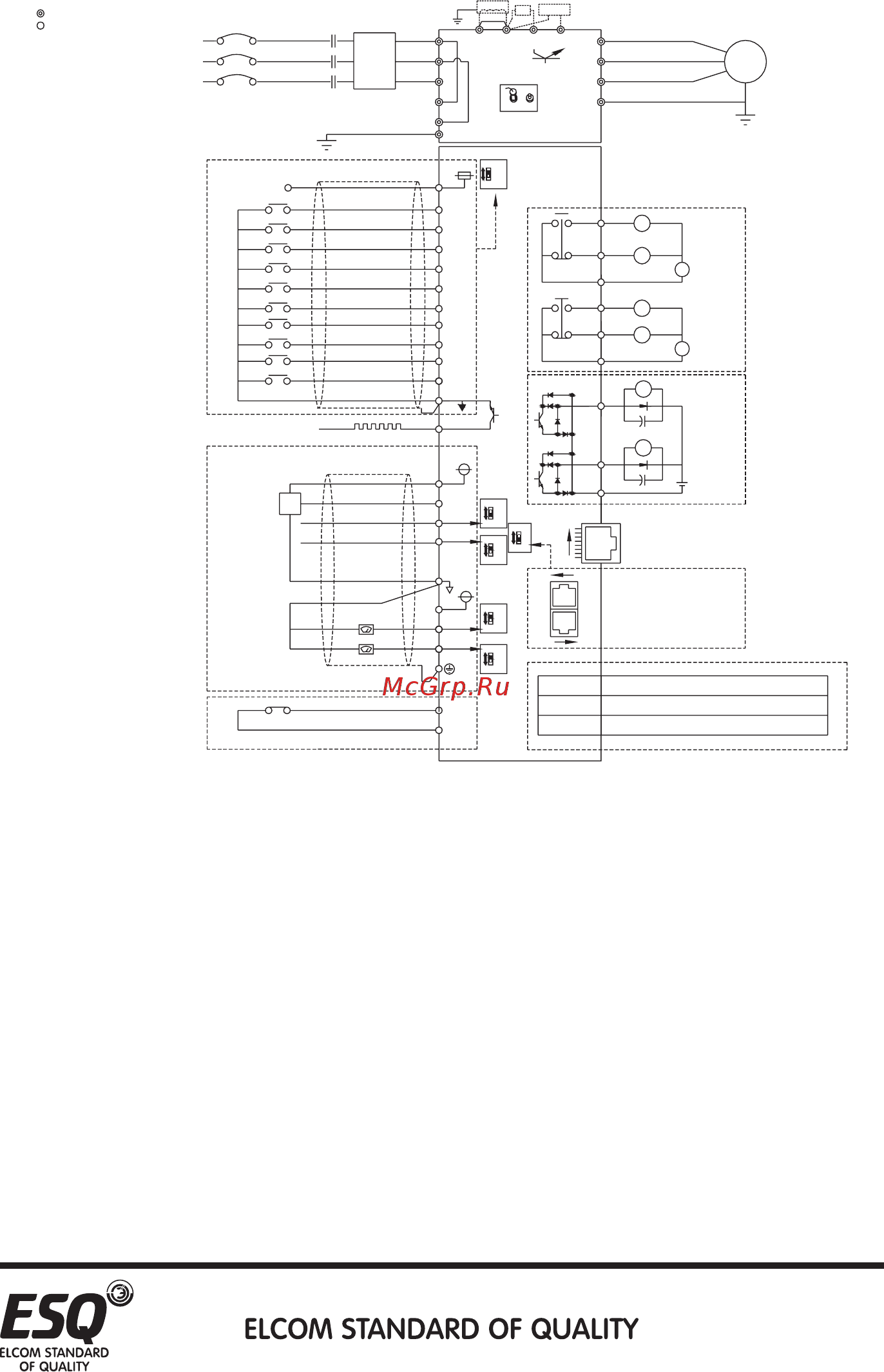 ESQ ESQ-A3000-043-7.5K/11KF [43/376] Компоновка электропроводки клемм