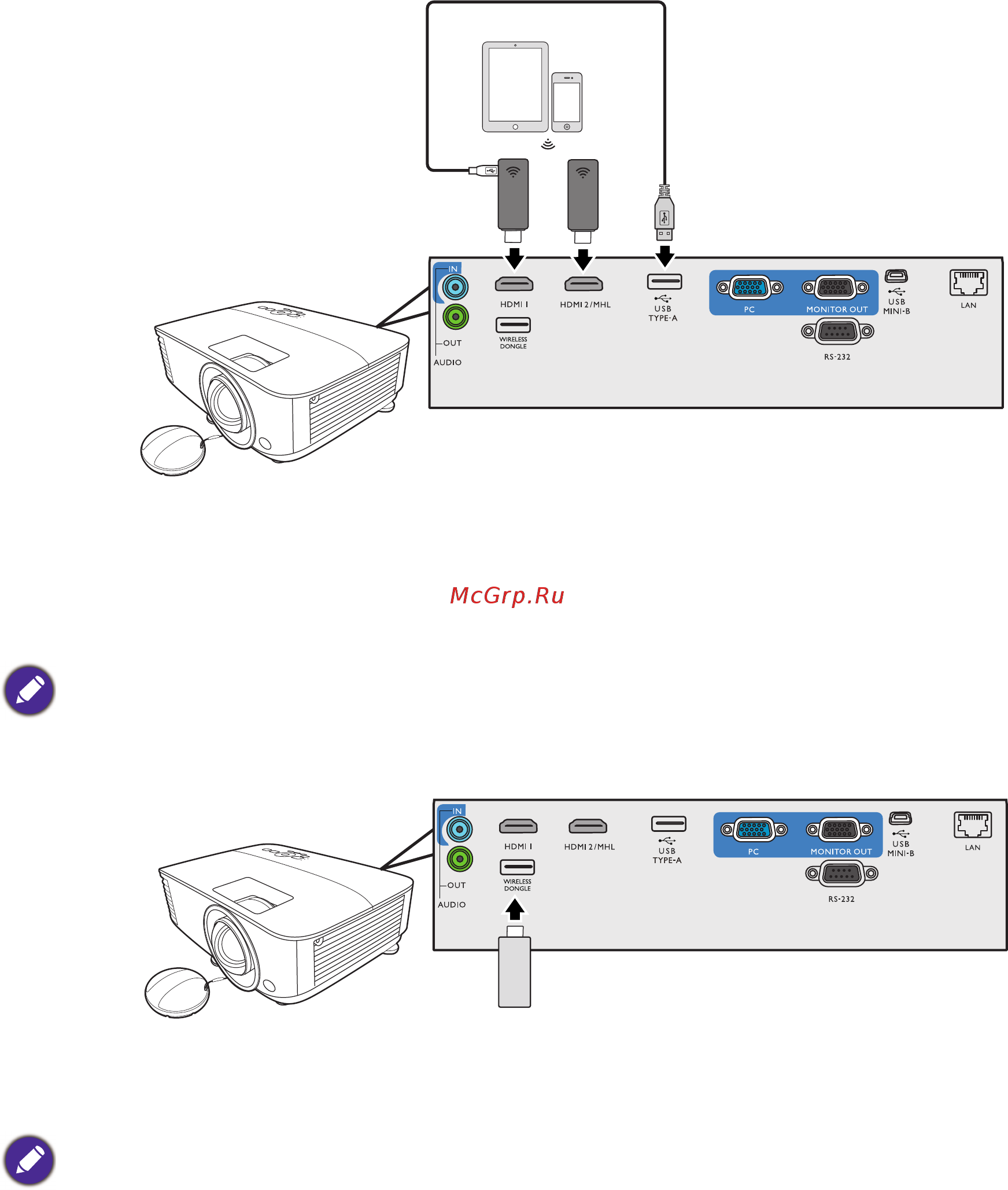 Benq MH733 [22/57] Подключение интеллектуальных устройств