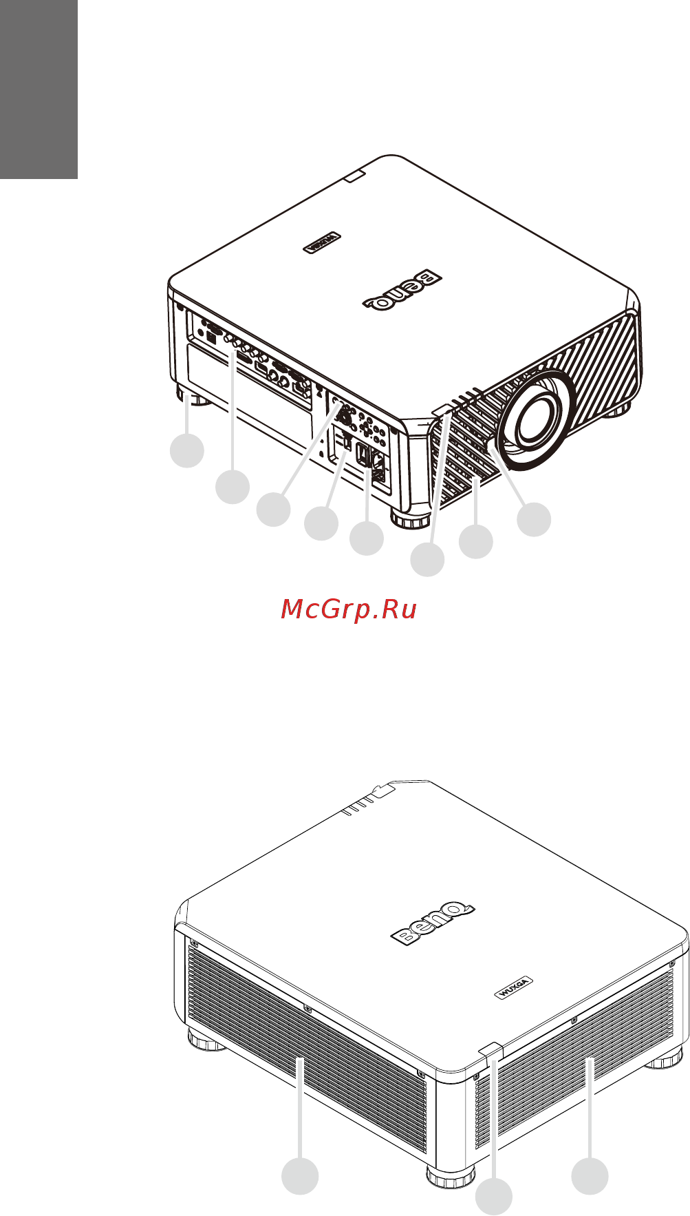 Benq LU9915 [14/101] Внешний вид проектора