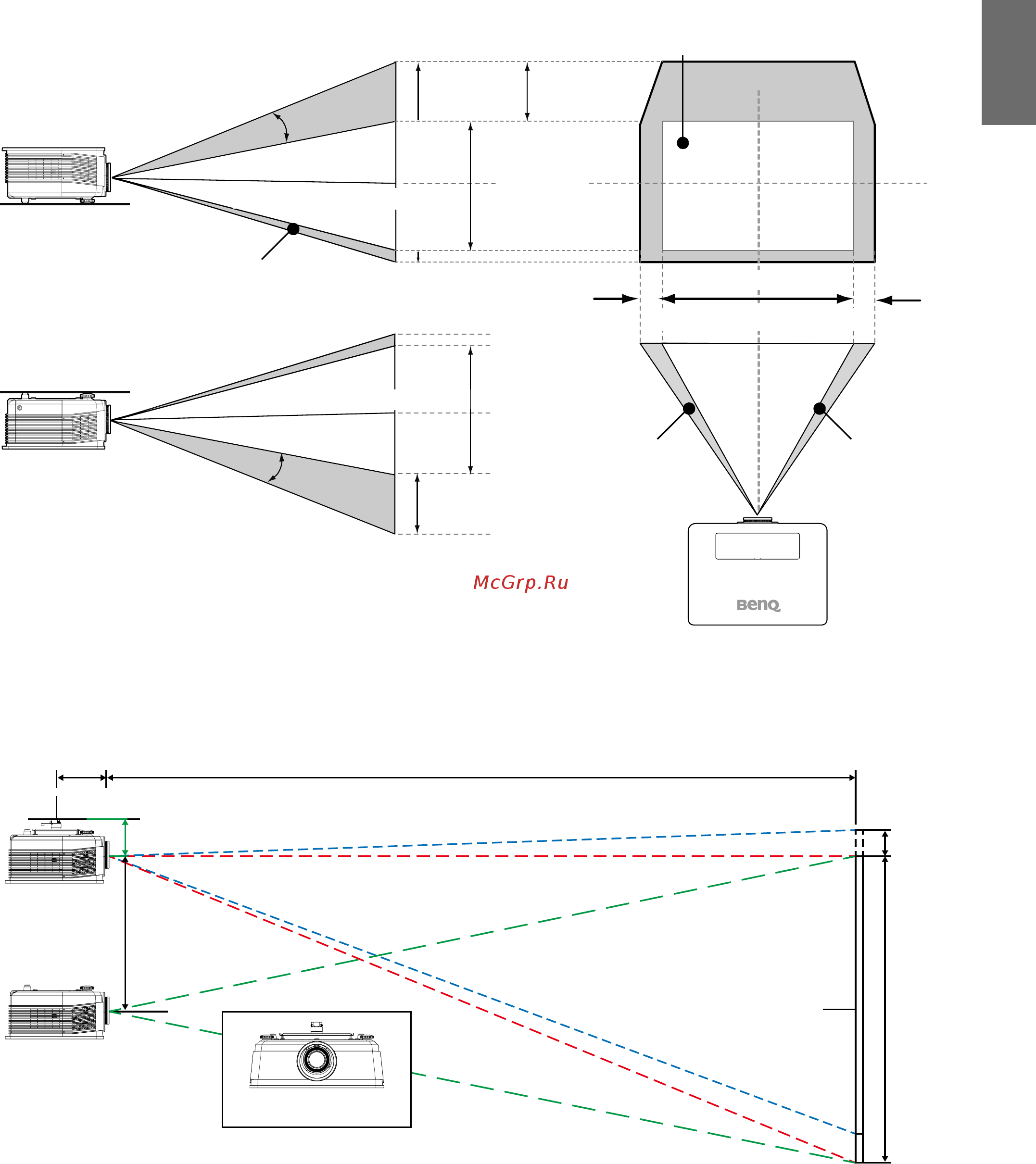 Benq PU9220+ [7/19] Ceiling mount installation