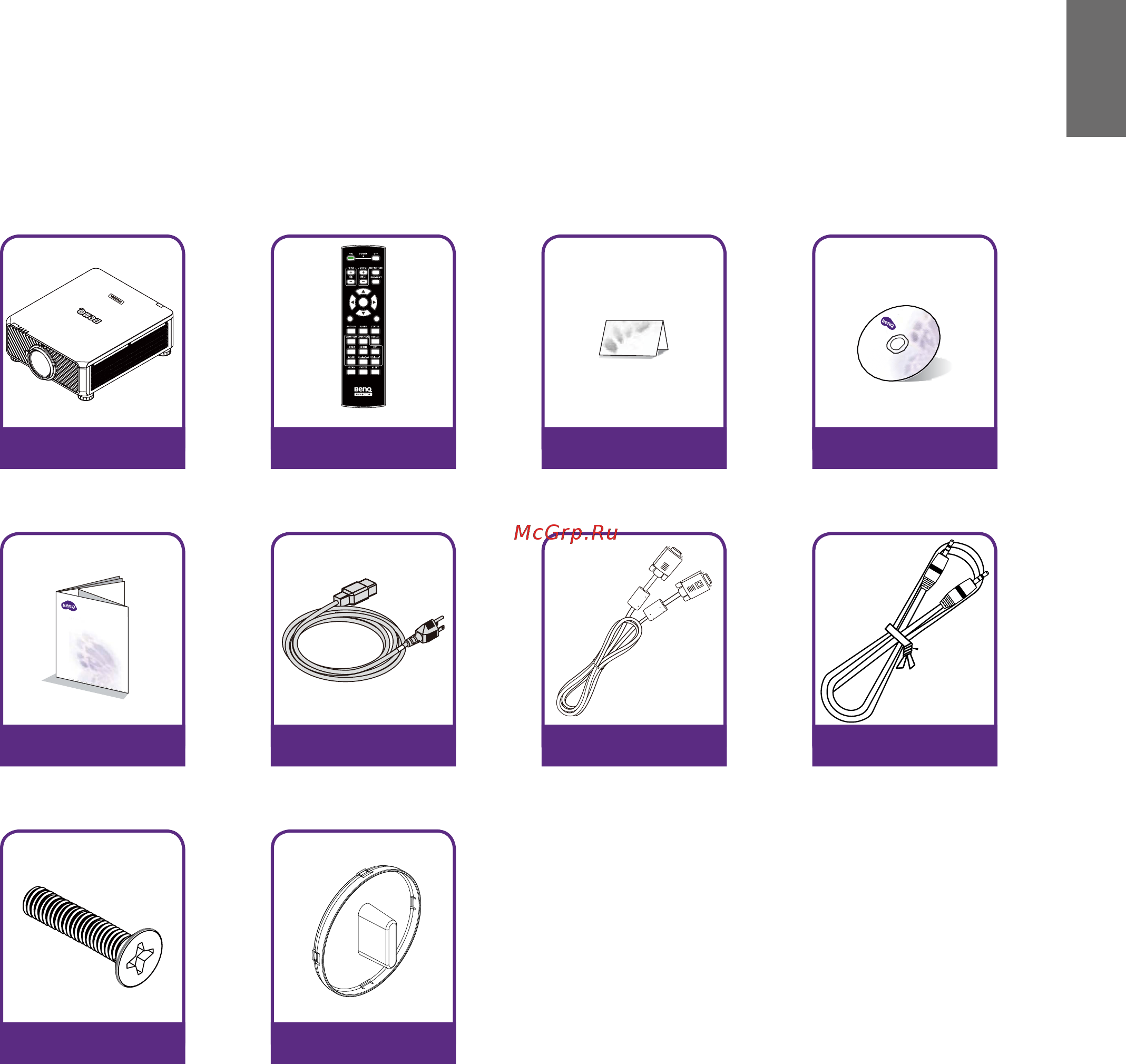 Benq LU9715 [3/17] Product information