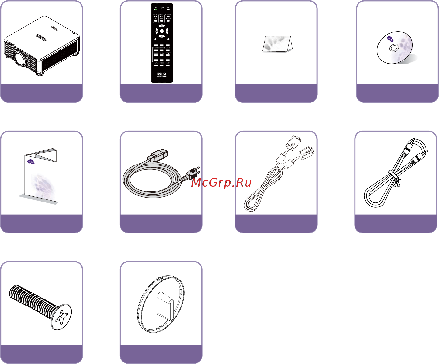 Benq LU9715 Руководство по быстрому запуску онлайн [4/26] 464722