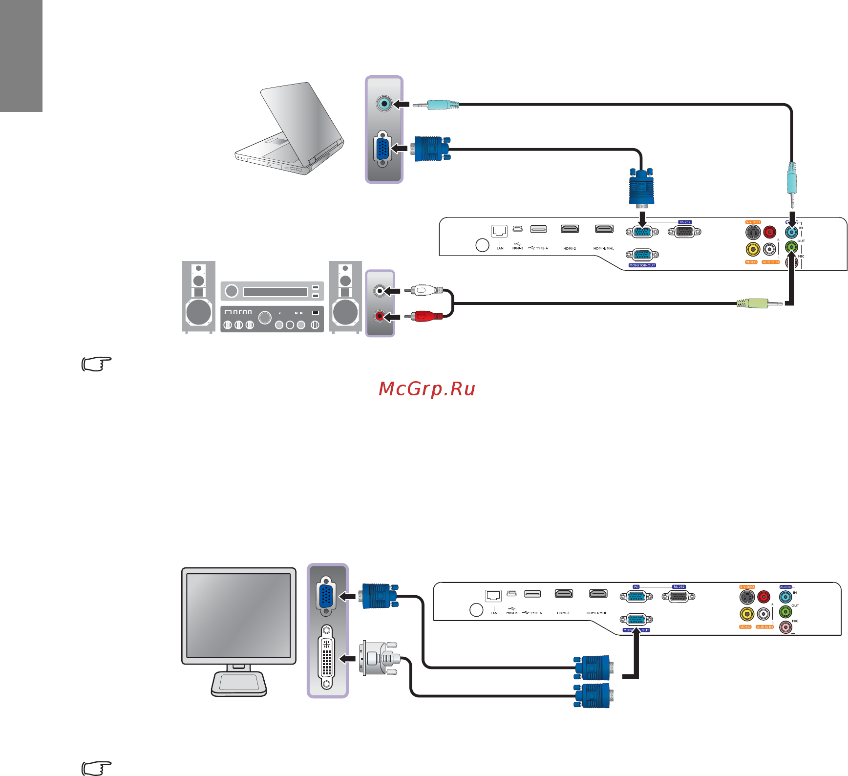 Benq SU931 [20/74] Connecting a computer