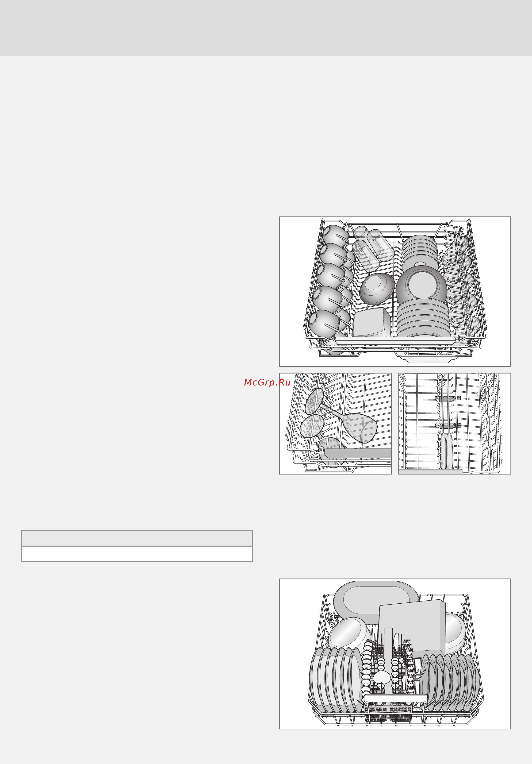 Asko DFI433B [6/28] Хрупкая посуда