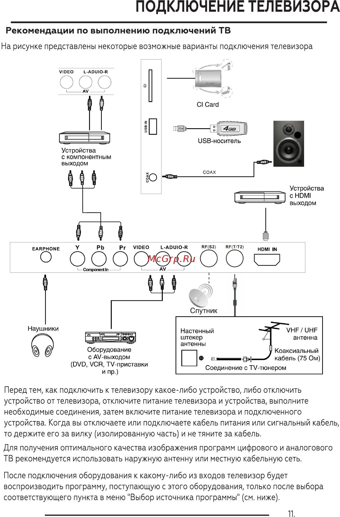 BQ 2202B [13/40] Подключение телевизора