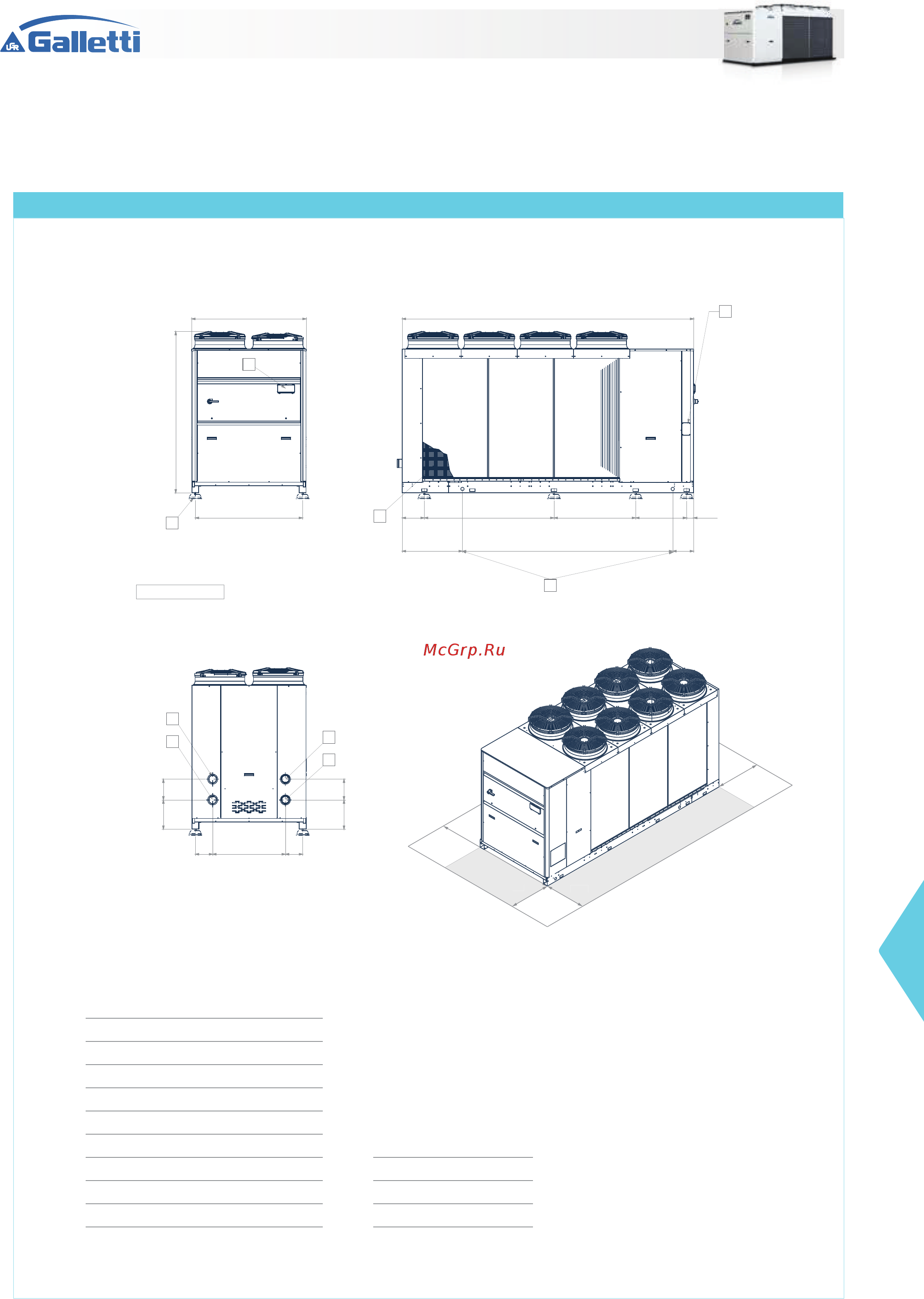 Galletti LCP 244 ML [20/20] Total heat recovery multi purpose heat pumps lcp