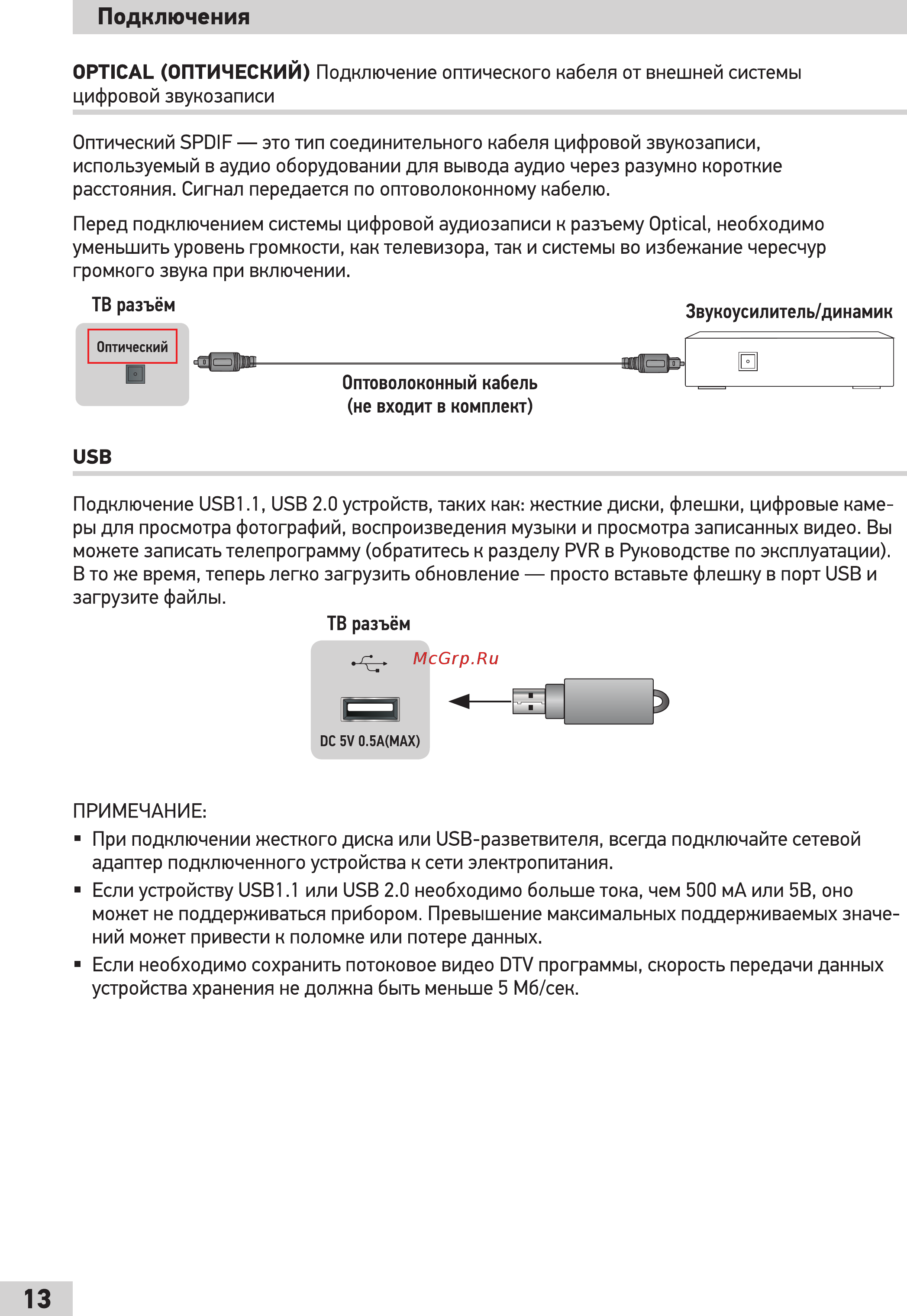 Doffler 65DUS86 [14/48] Подключения