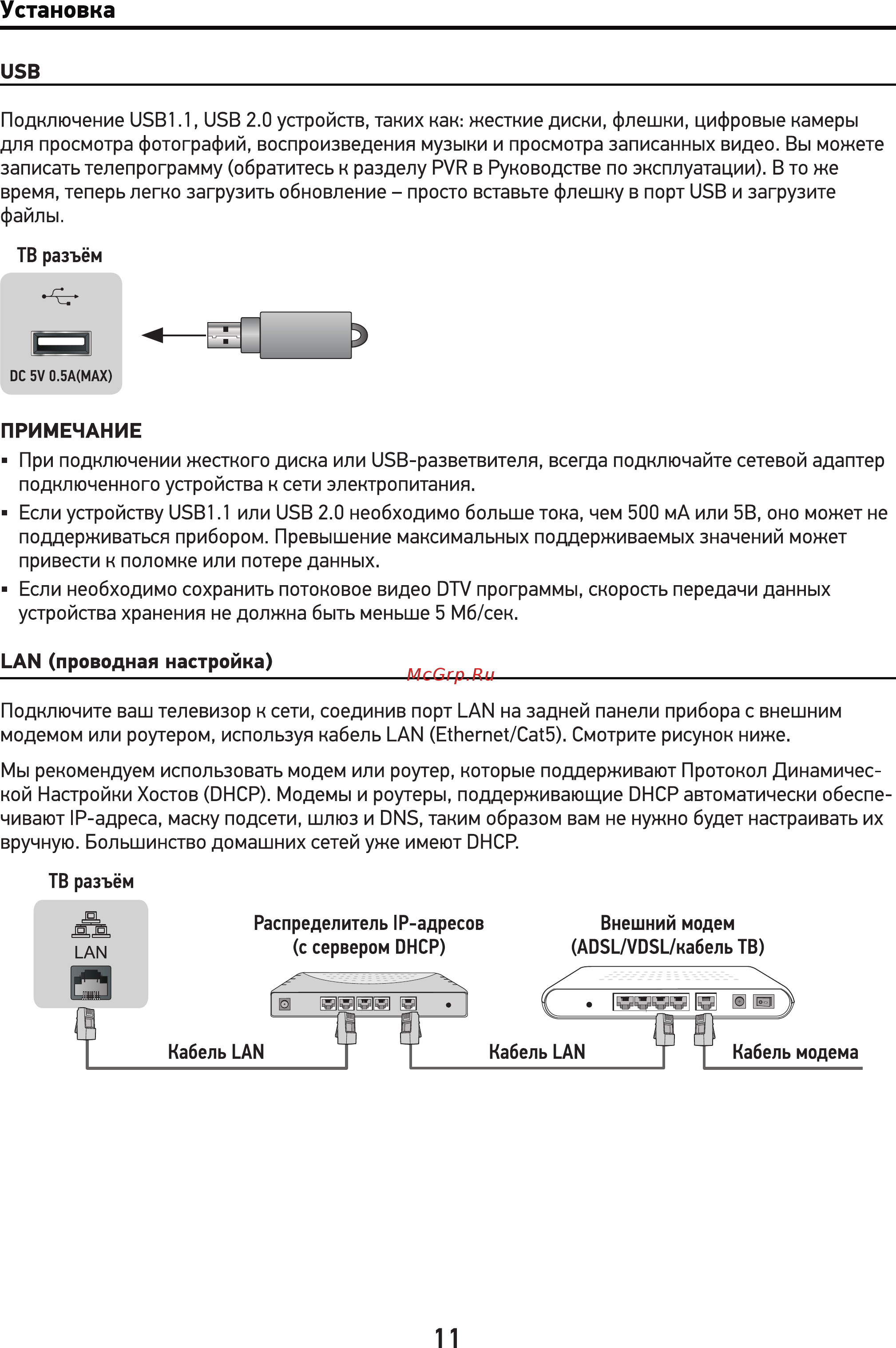 Doffler 49DFS55 [11/28] Adsl vdsl кабель тв