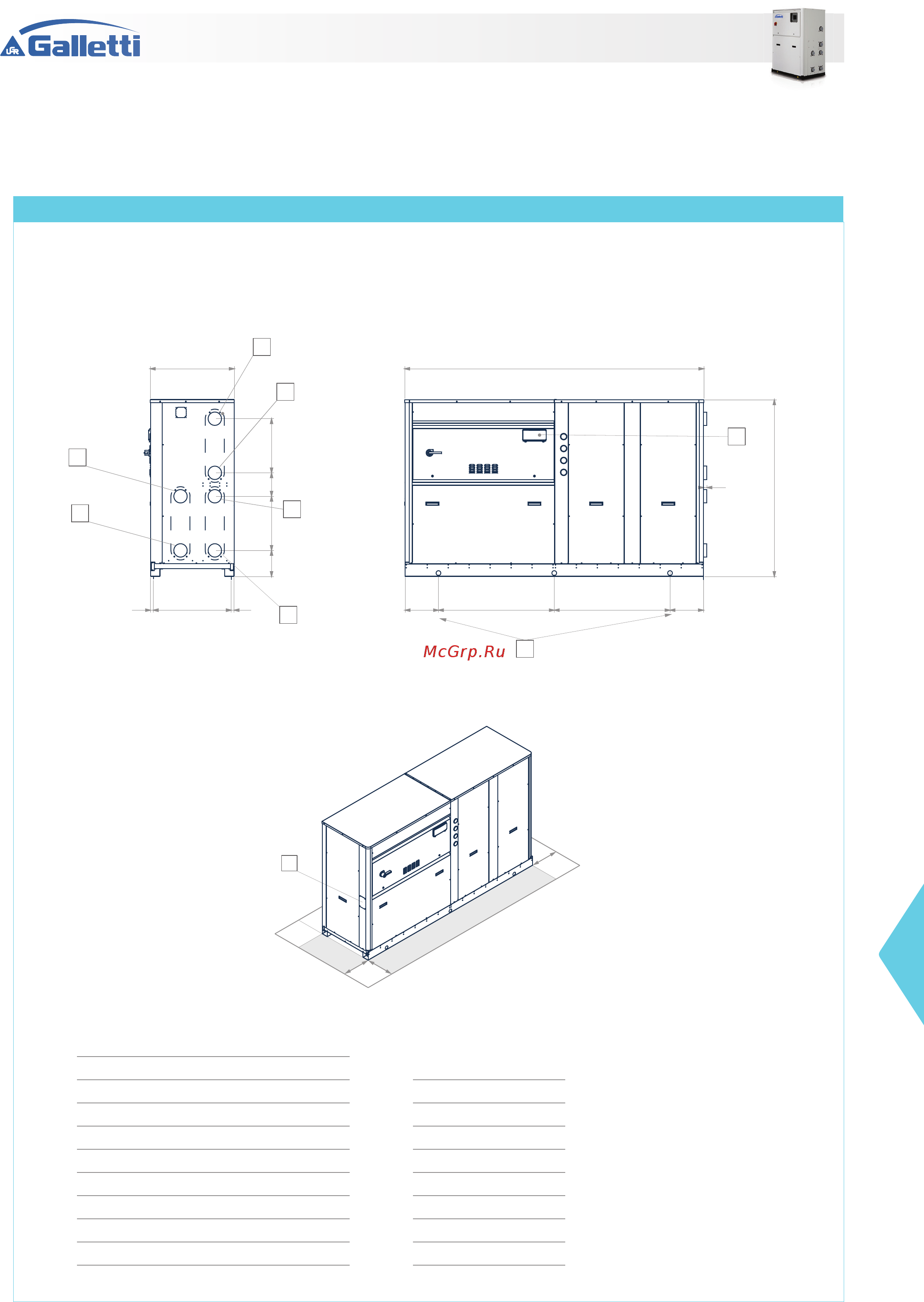 Galletti LEP 82 M [14/14] Multifunctionele warmtepompen met volledige warmteterugwinning lep