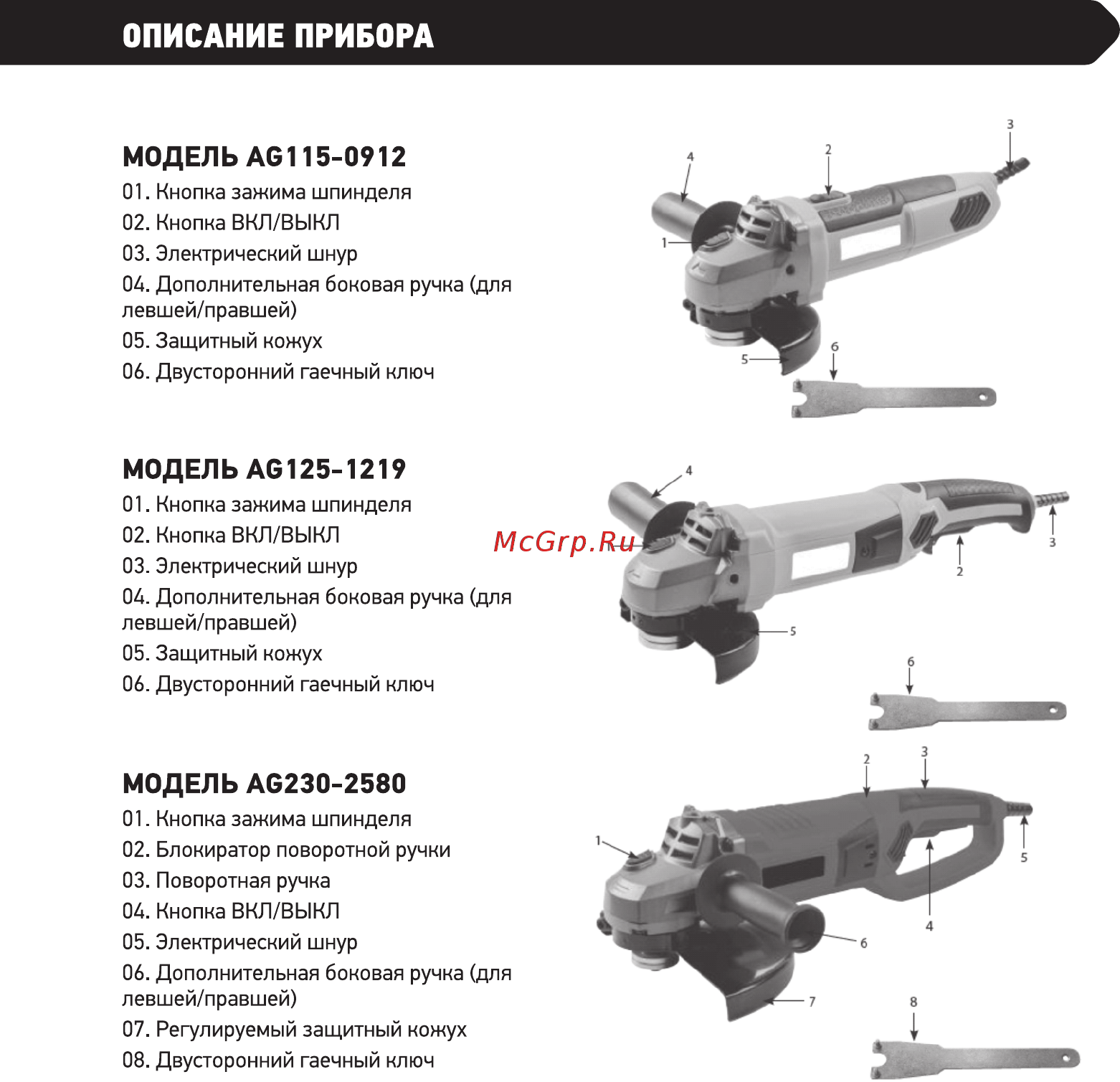 Doffler AG125-1219 [2/16] Модель ag125 1219