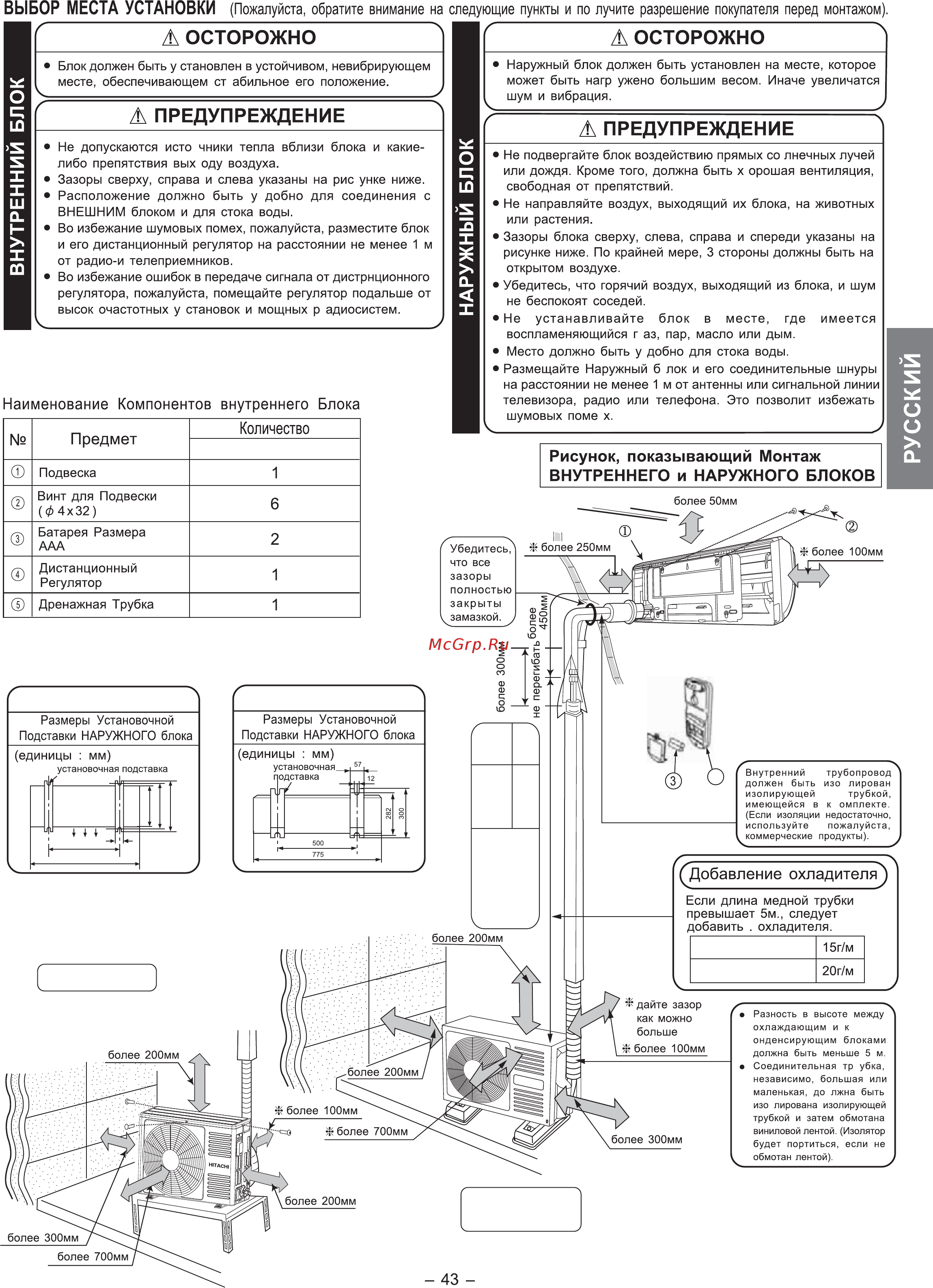 Hitachi RAS-14BH5 / RAC-14BH5 [18/27] Rac 14bh5