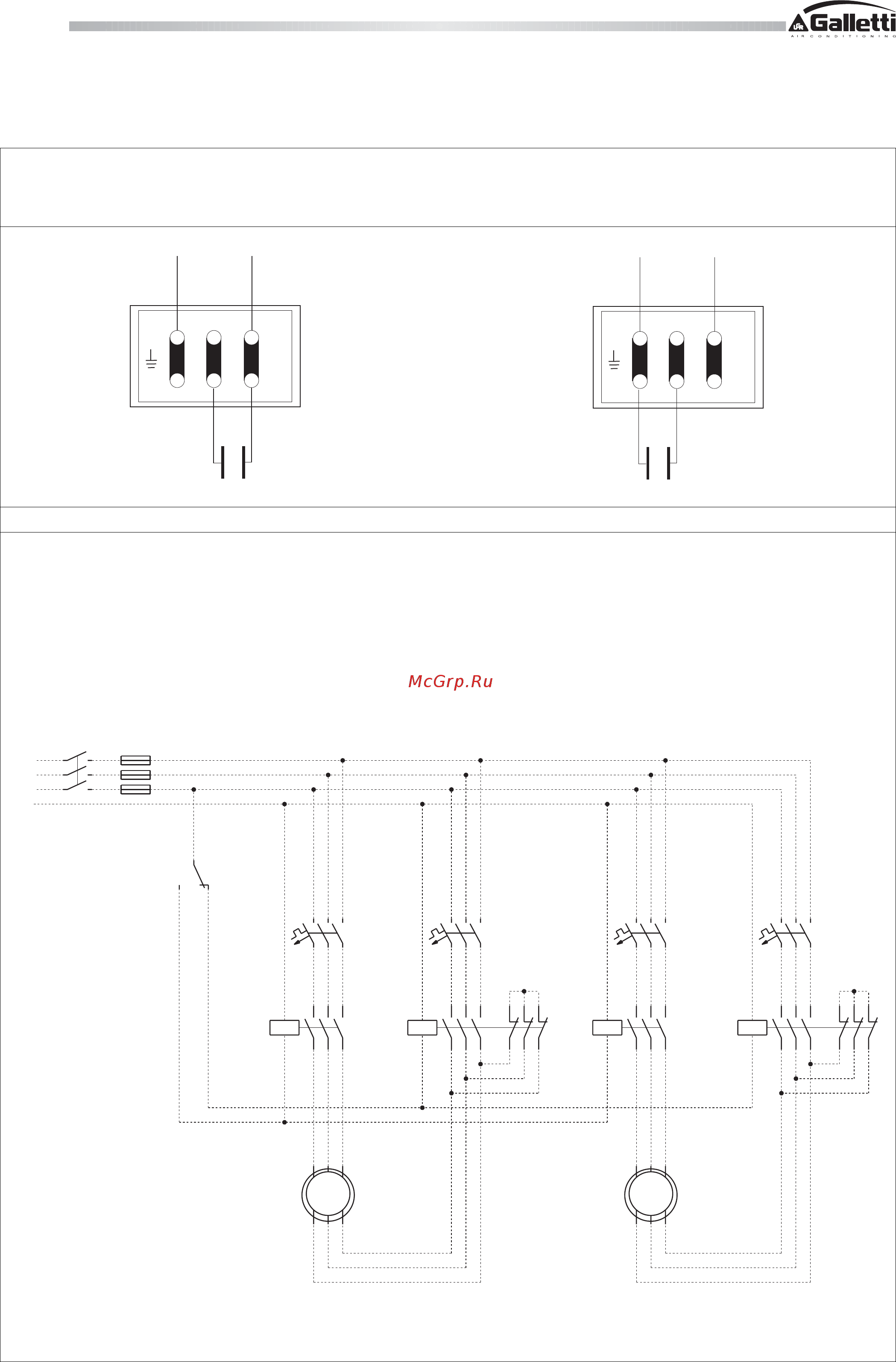 Galletti S 610/8 [23/24] Electrical wirings