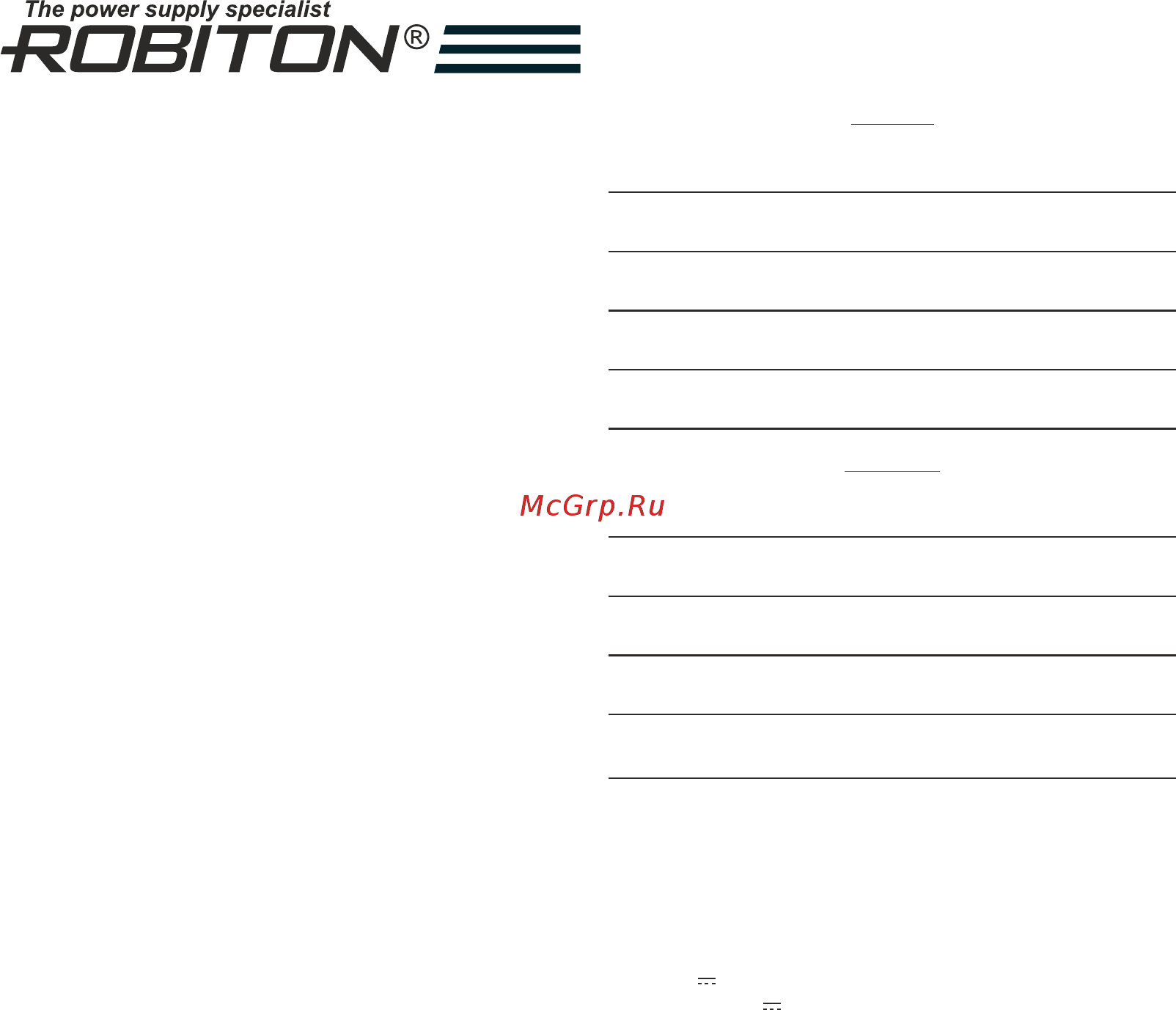 Robiton POWER BANK LP15-K Руководство пользователя онлайн