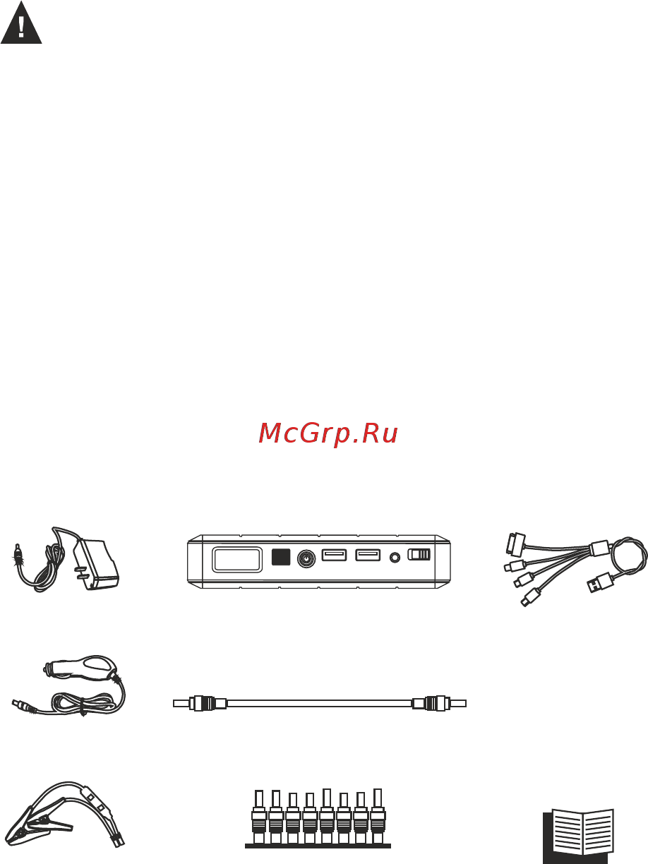 Robiton Emergency Power Set Руководство пользователя онлайн [2/11] 467641