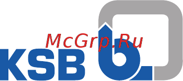 KSB Ama-Drainer R 507 SD/10K Инструкция по эксплуатации онлайн [60/60] 468265