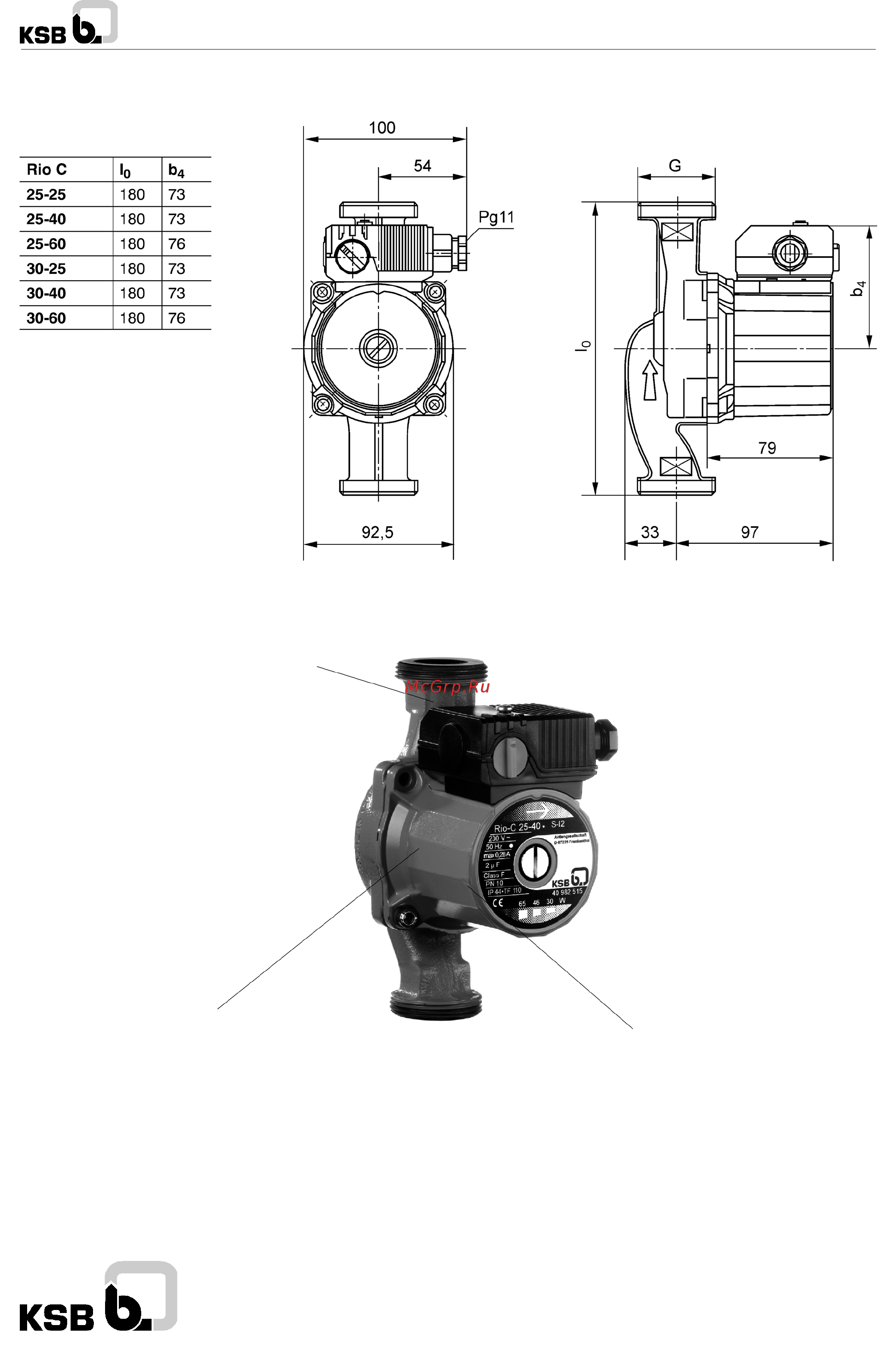 KSB Rio C 25-60 [4/4] Кгвь