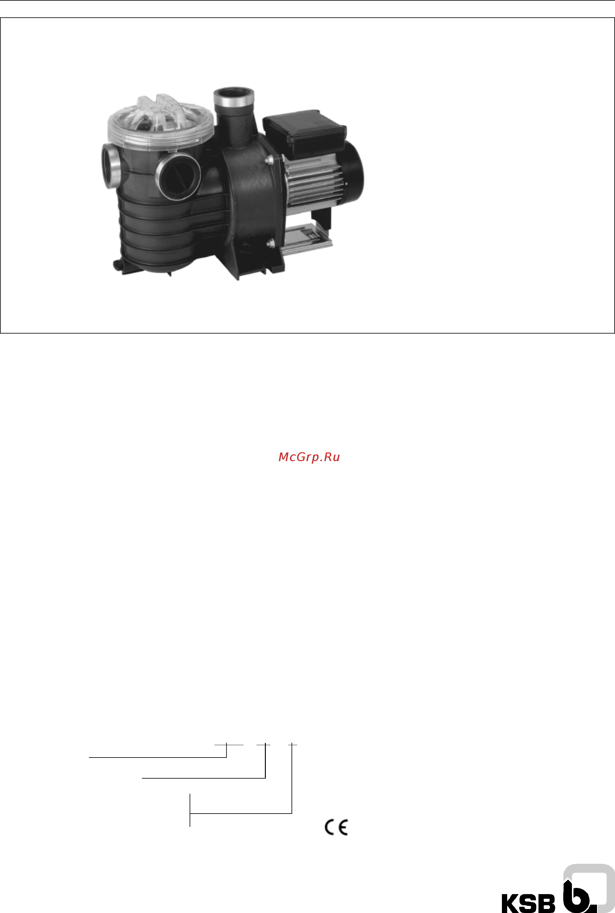 KSB Filtra 8 D Инструкция по эксплуатации онлайн