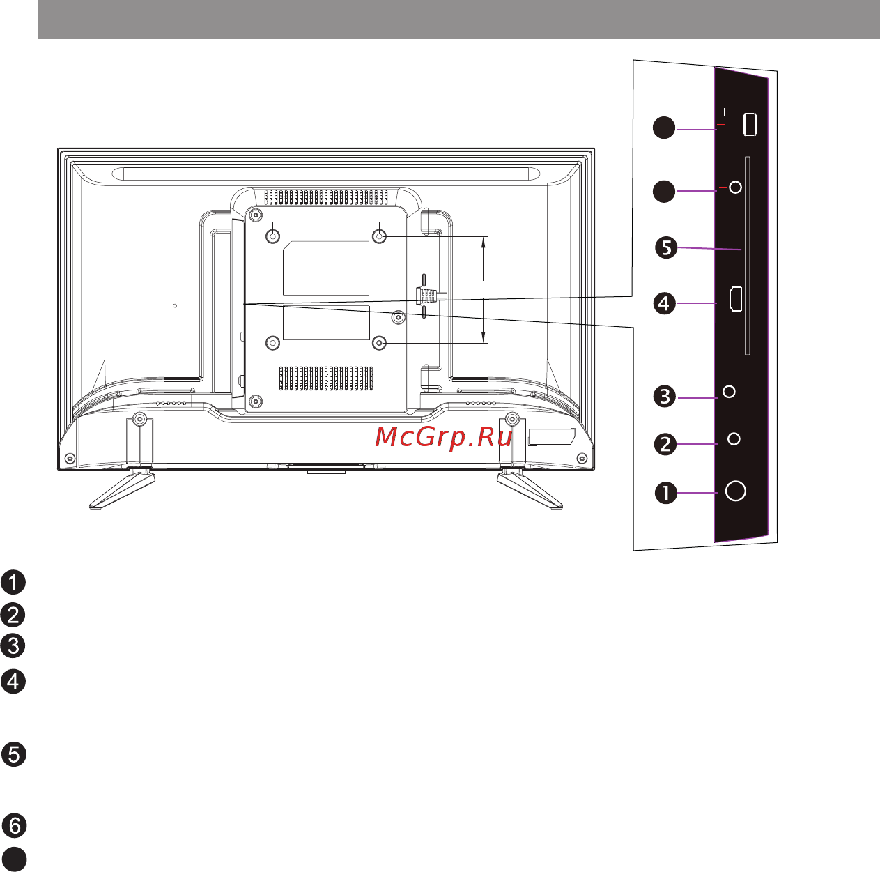 Thomson T22FTE1280 [9/23] Все подключения модуля выполнять только на выключенном устройстве