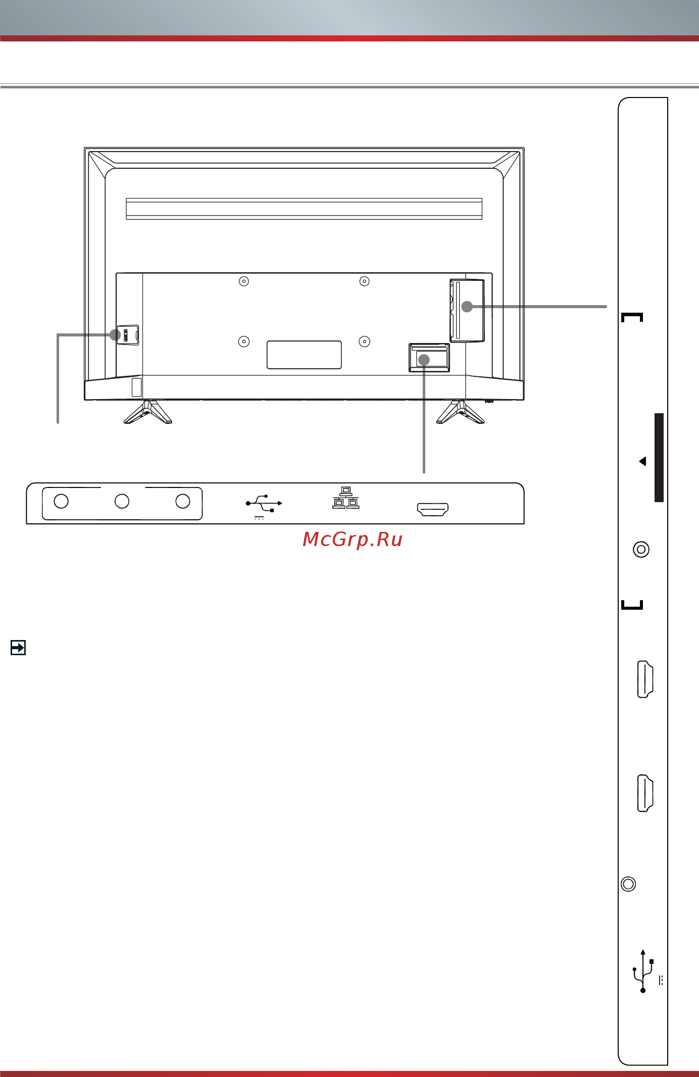 Hisense H43A6100 [11/20] Задняя панель телевизора
