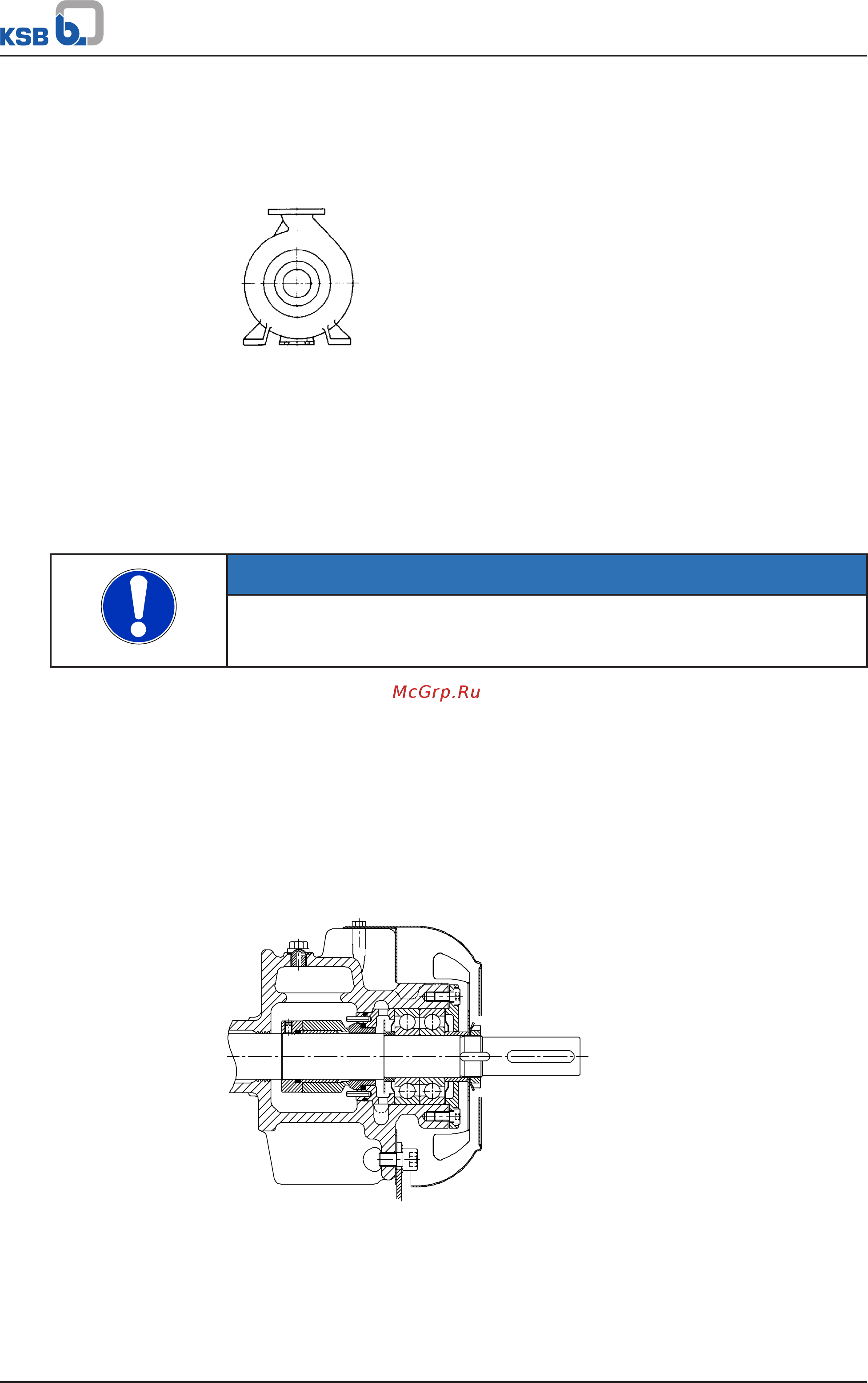 KSB HPK-L 050-032-250 [18/72] Указание