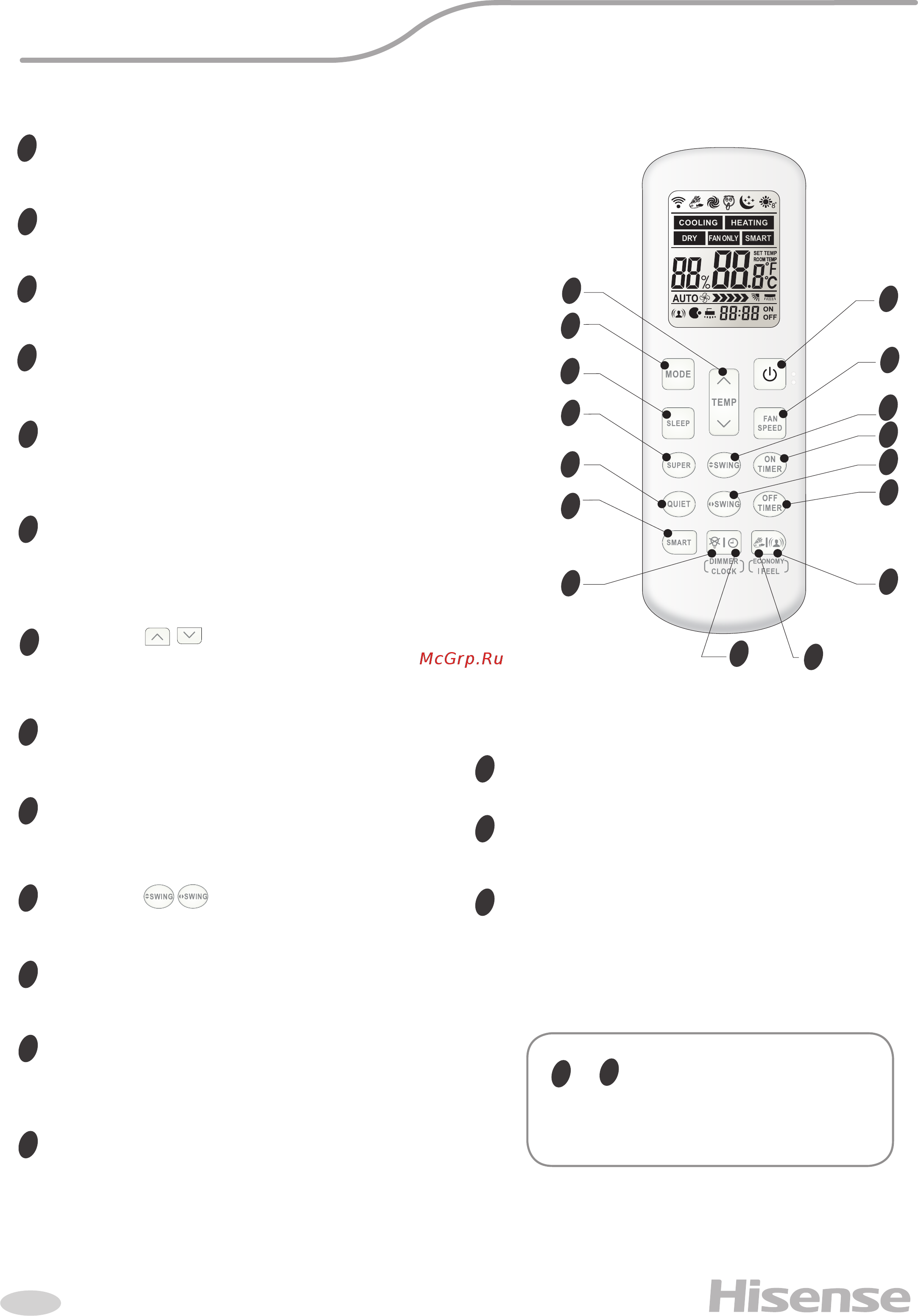 Hisense AS-13UR4SVETG67 [7/19] Кнопка mode