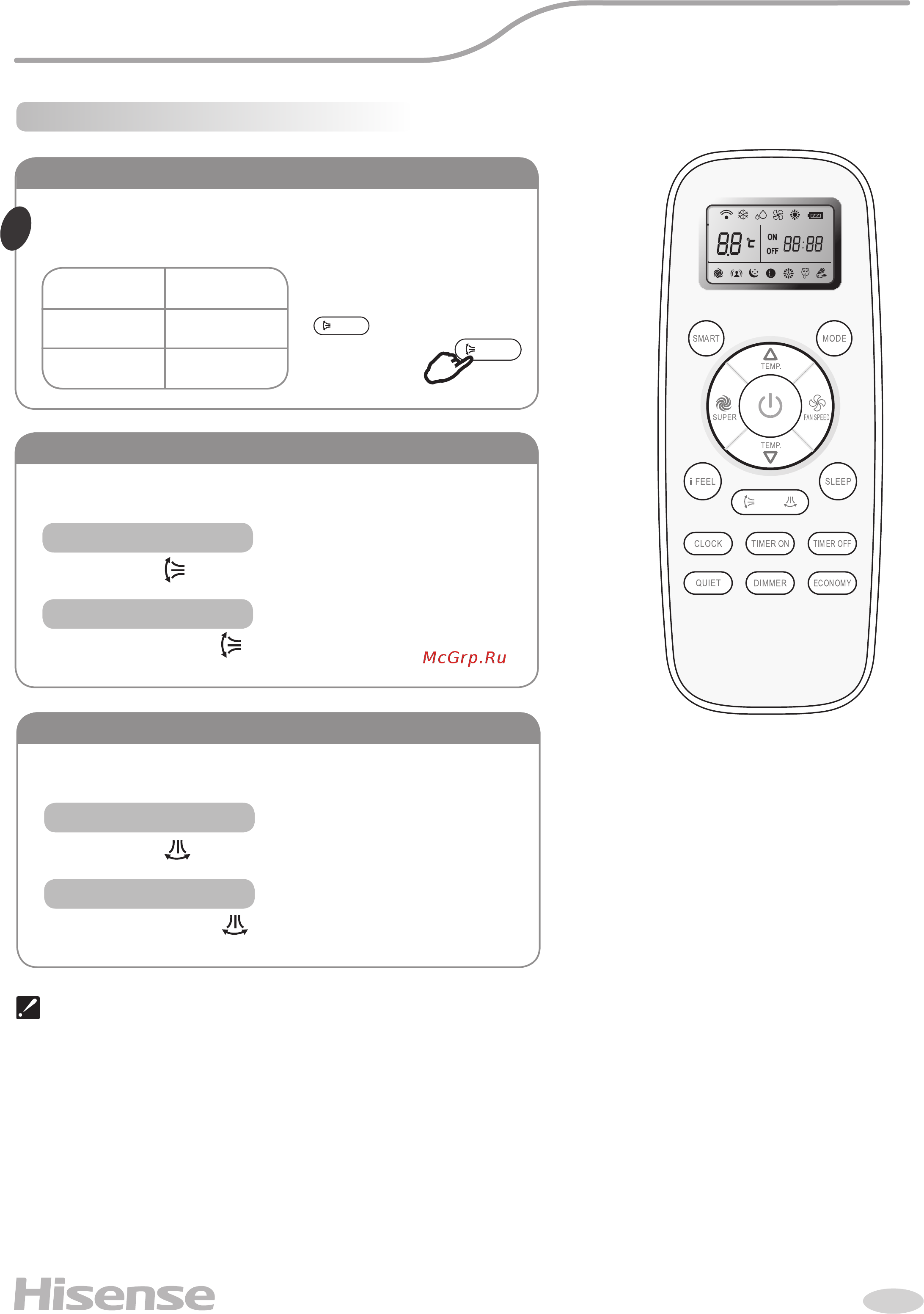 Hisense AS-11UR4SYDDEIB15 [10/20] Инструкция по эксплуатации