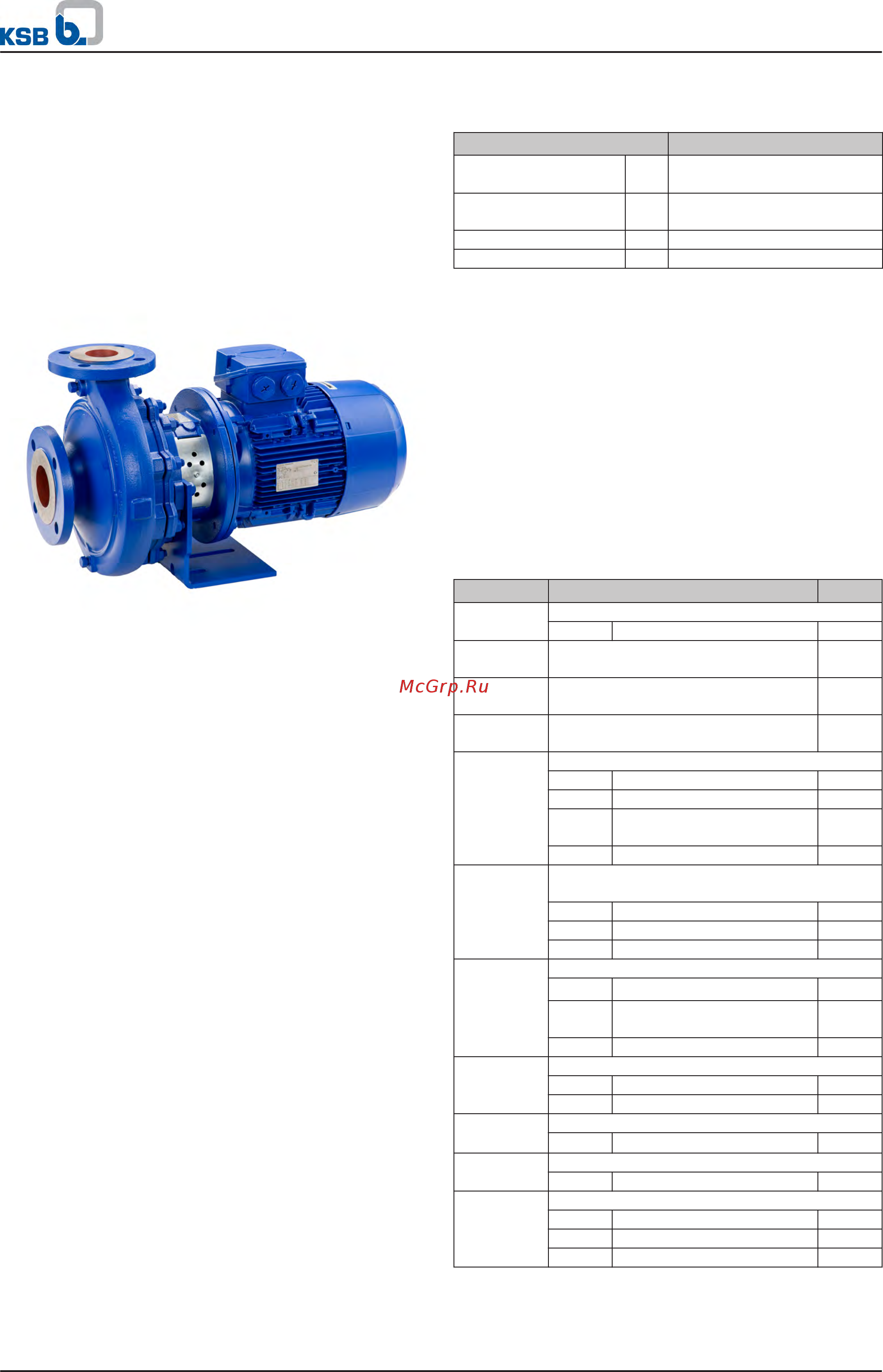 KSB Etabloc ETB 100-80-315/ 07502 280S [4/66] Центробежные насосы с уплотнением вала