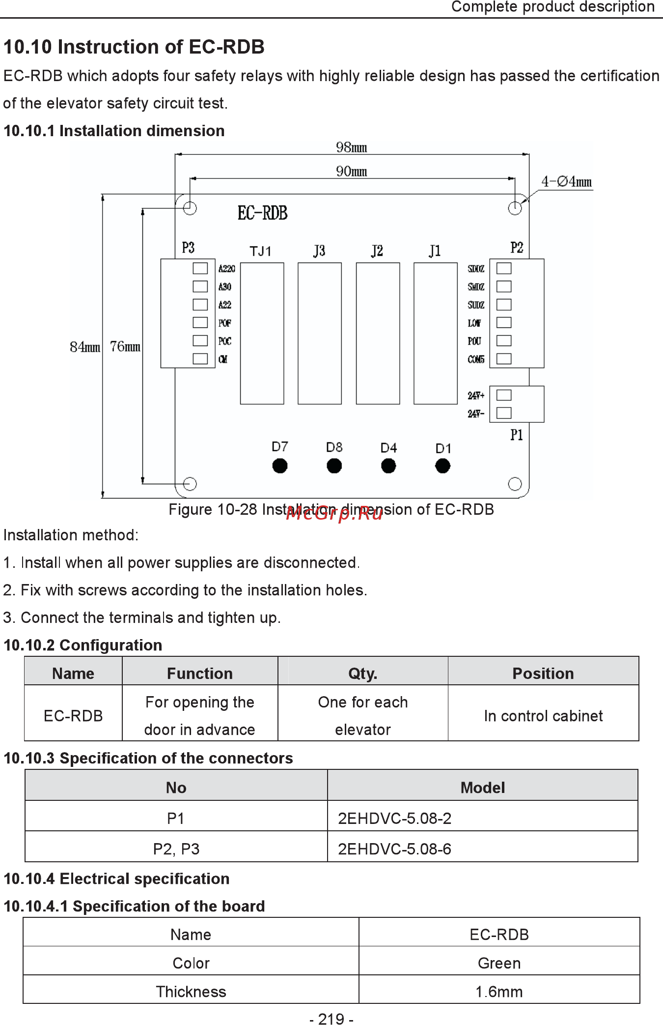 Invt EC100-015-4 Инструкция по эксплуатации онлайн [220/252] 471029