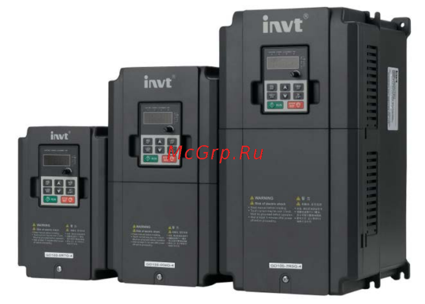 Invt GD100-7R5G-4 Инструкция по эксплуатации онлайн