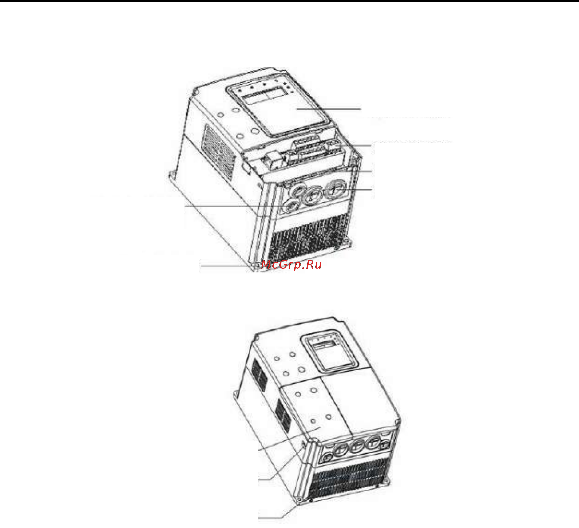 Invt CHE100-7R5G-4 [9/105] Рисунок 1 компоненты инверторов 15 квт и меньше