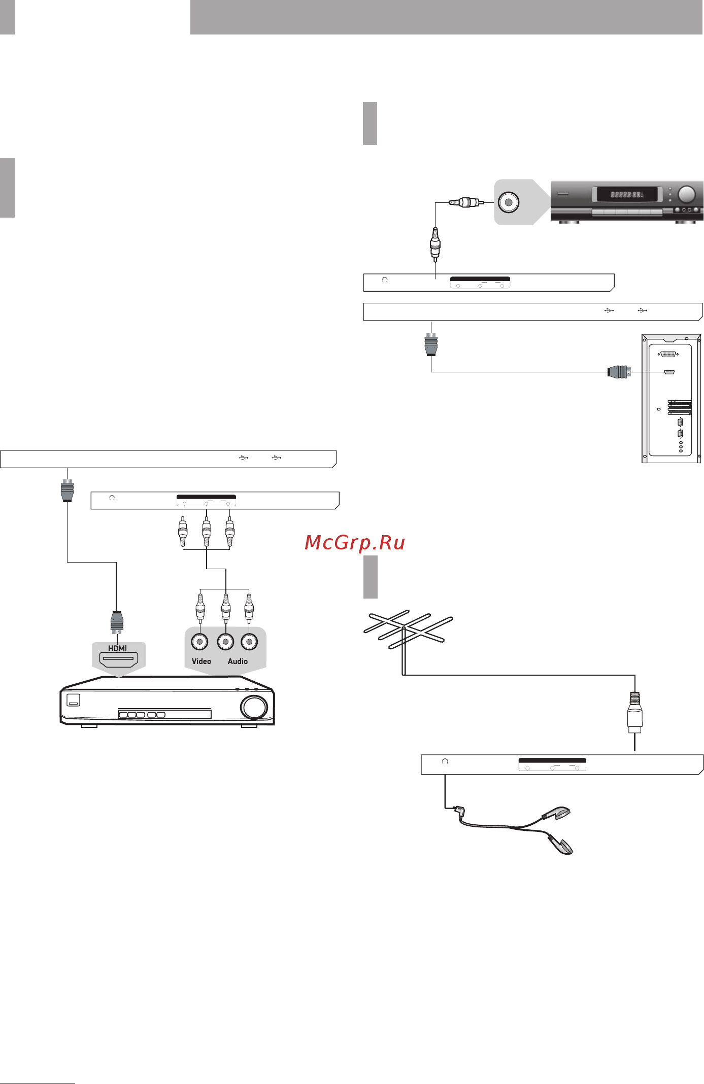 BBK 55LEX-8158/UTS2C [5/8] Подключение