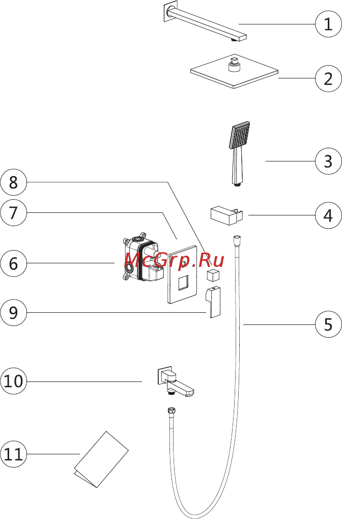 Timo Selene SX-3069/00SM [2/6] Список деталей