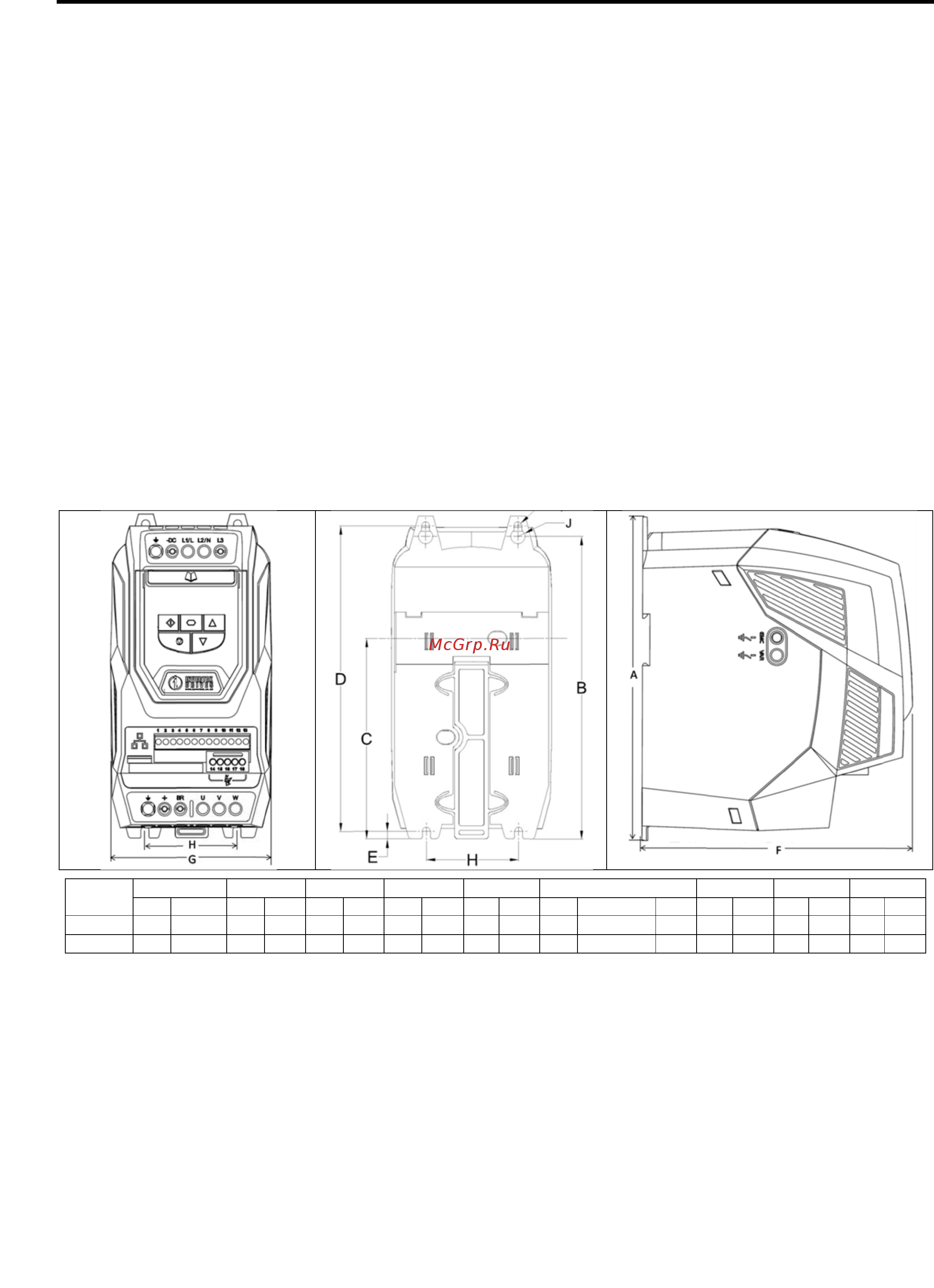 Invertek Drives ODP-2-42110-3KF4N [8/40] Установк