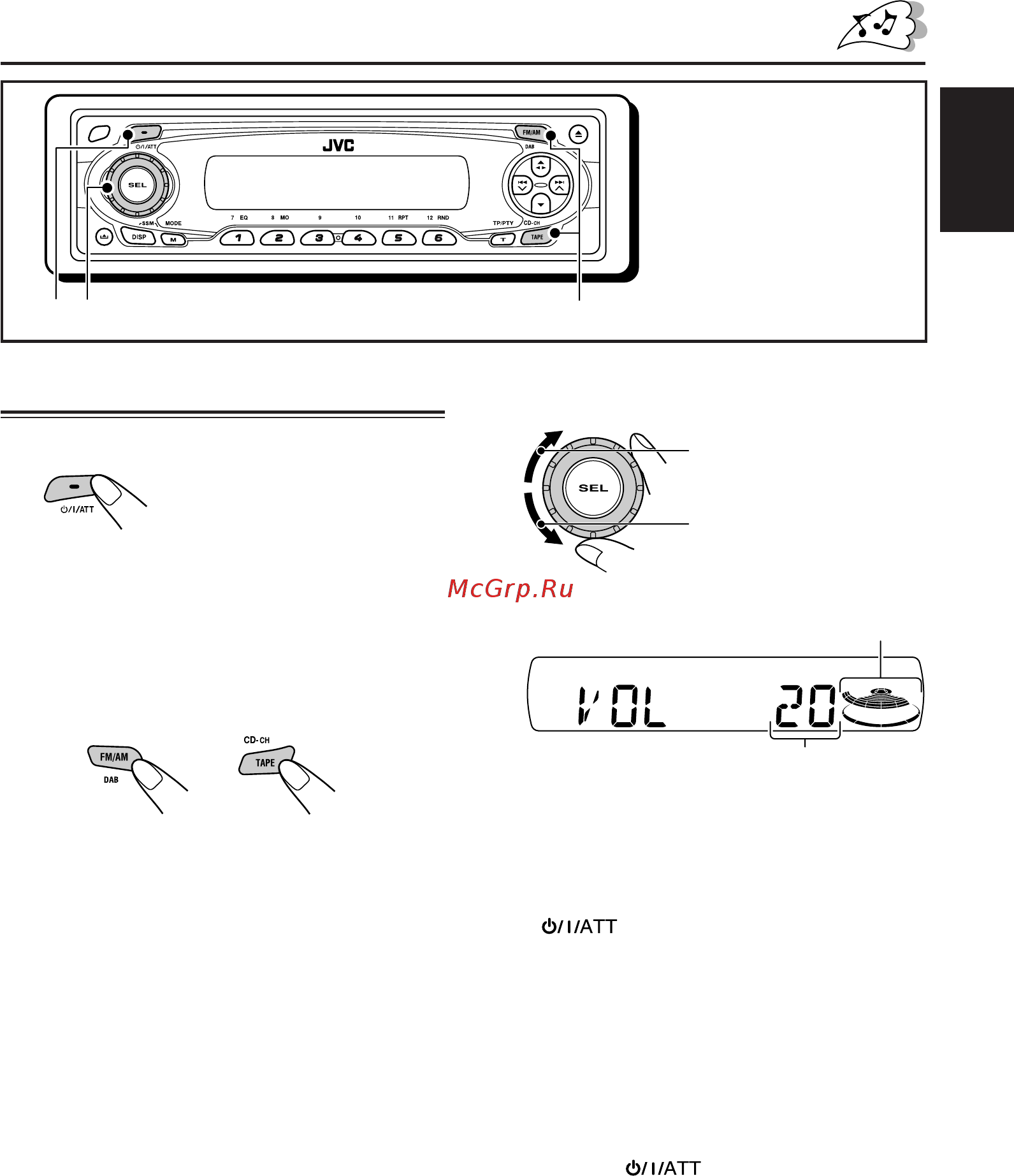 JVC KS-T707 [5/86] Basic operations