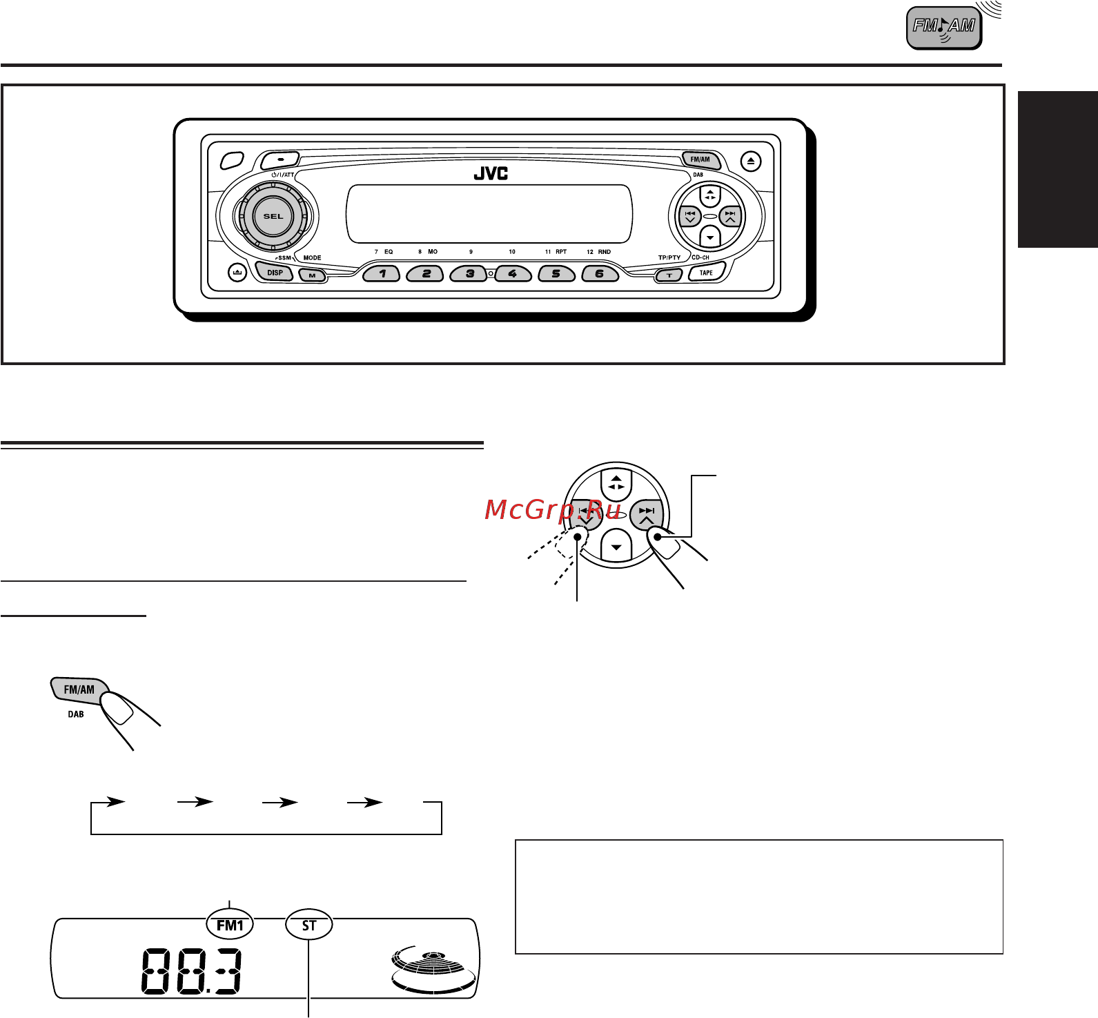 JVC KS-T807 [7/86] Radio operations