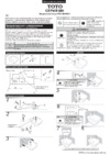 TOTO BW10045G1 Инструкция по установке