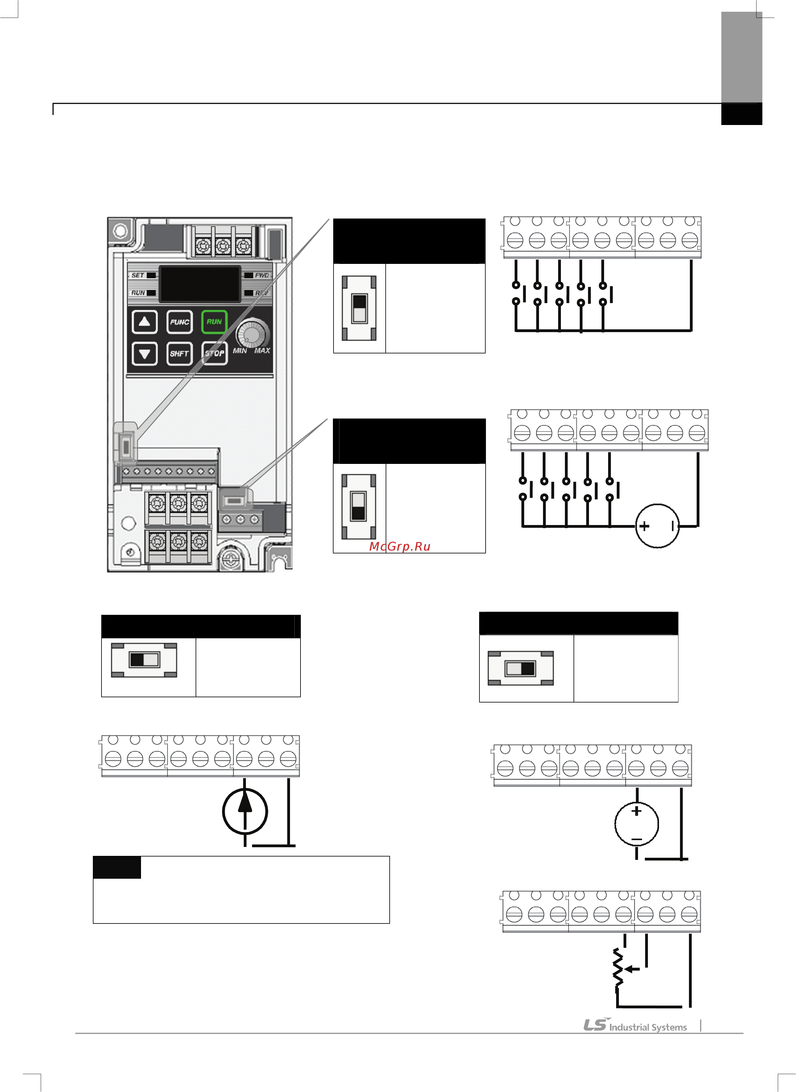 Ls SV004iE5-1C [22/142] Выбор pnp npn логики для сигнальных входов