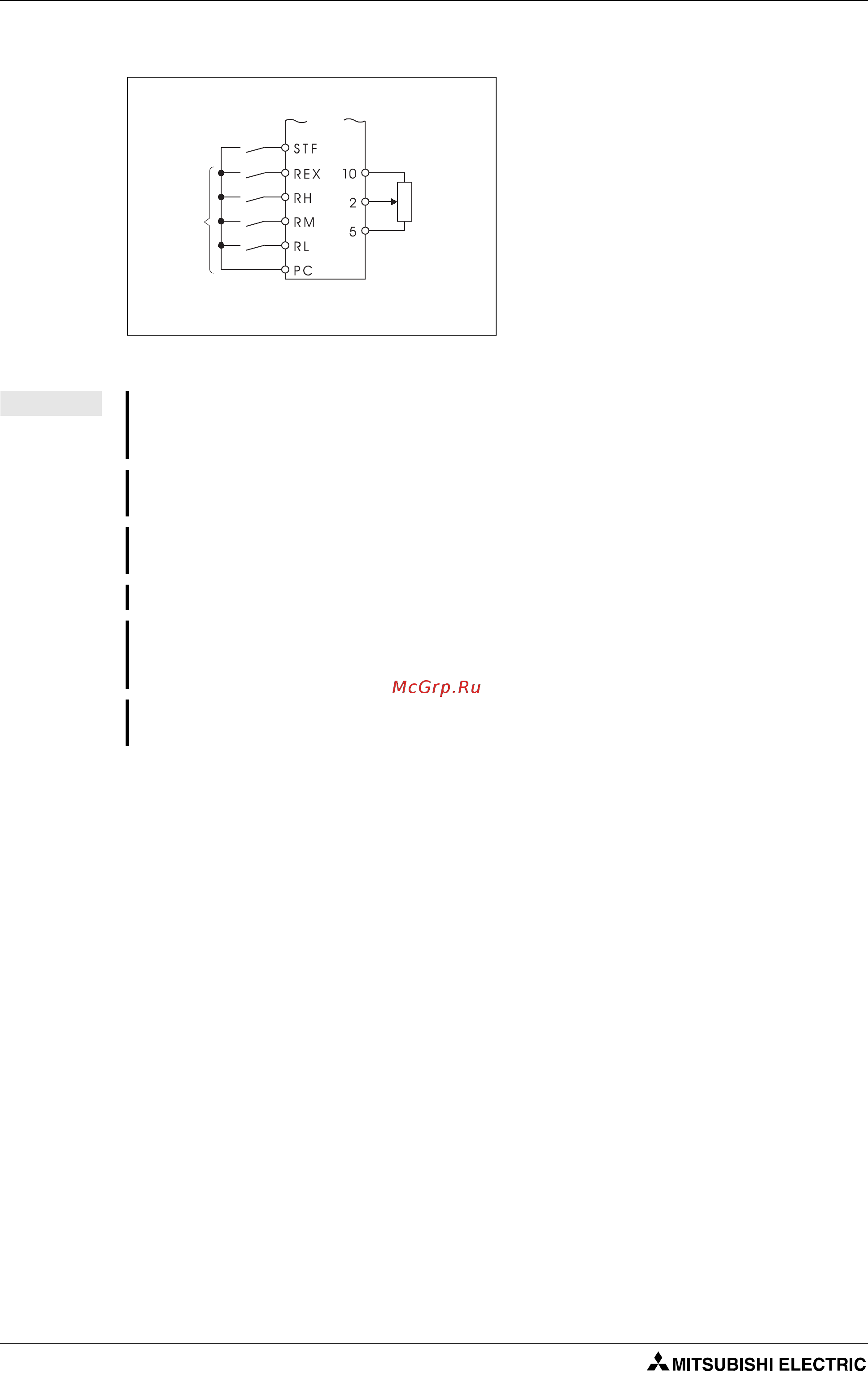 Mitsubishi Electric FR-D720S-100SC-E6 [200/512] Рис 6 17 пример подключения