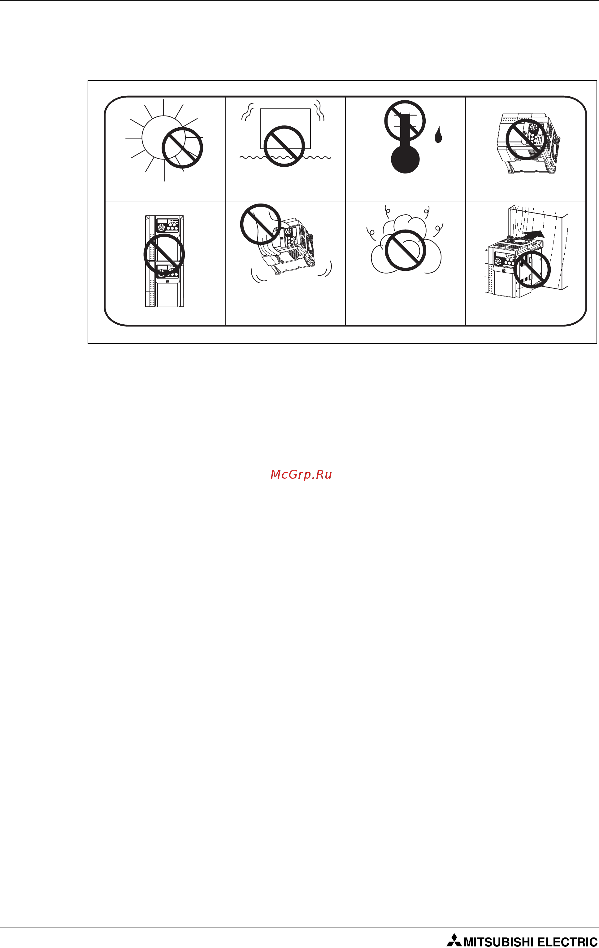 Mitsubishi Electric FR-D740-080-E6 [30/512] Монтаж установка