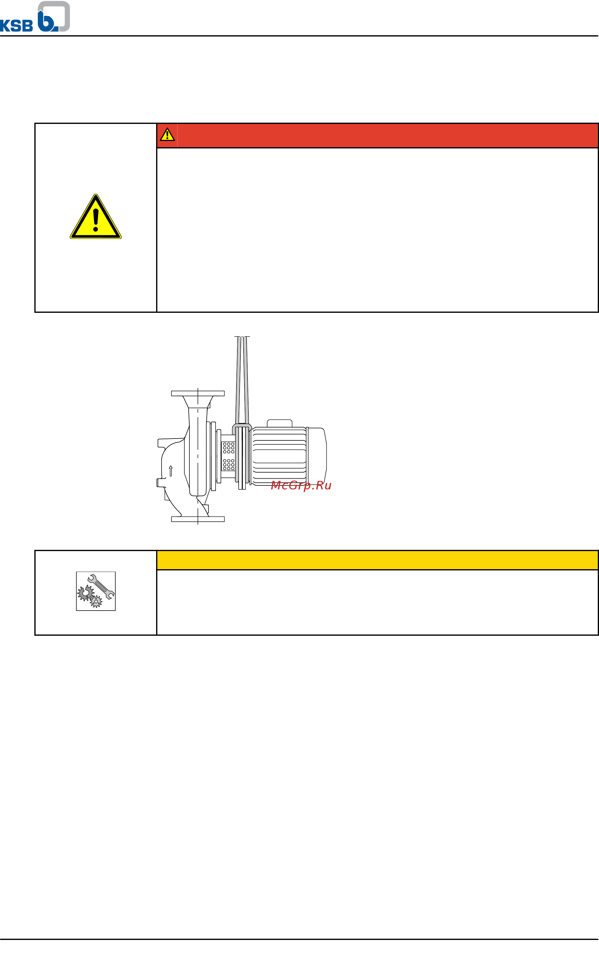 KSB Etaline ETL-350-340/7504 280S [13/58] Транспортировка промежуточное хранение утилизация