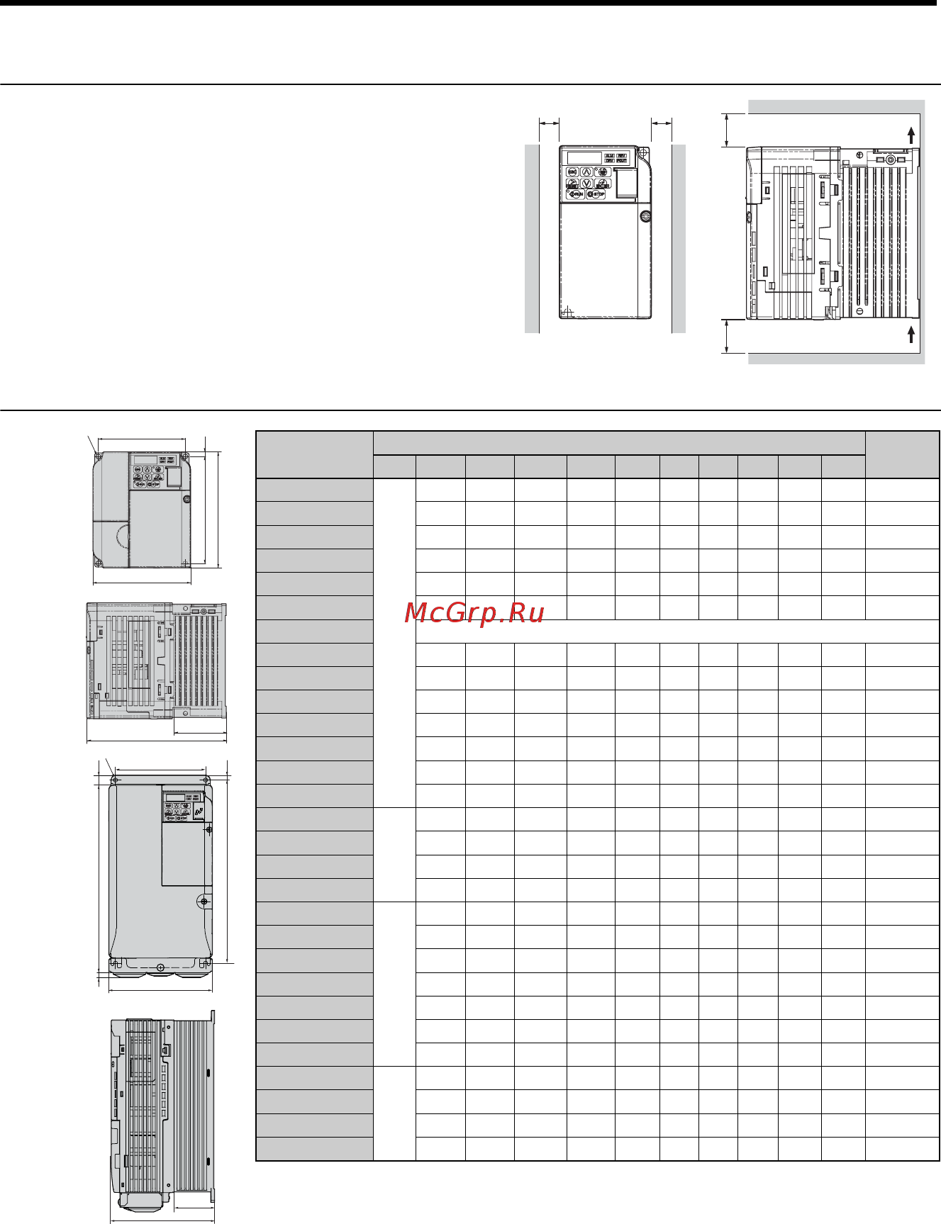 Omron VZAB2P2BAA [39/218] Ausrichtung und abstände bei der installation