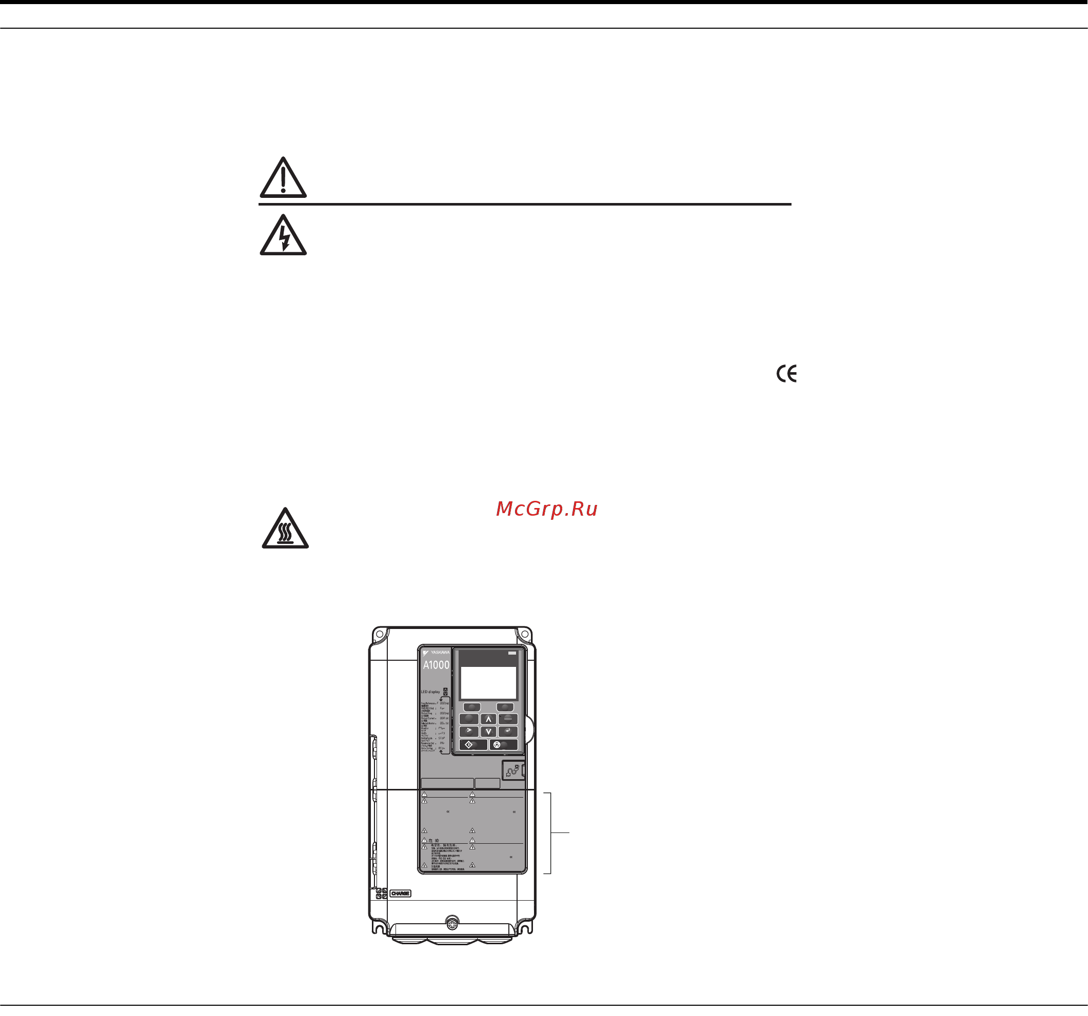 Yaskawa CIMR-AC4A0103AAA [24/556] Warning