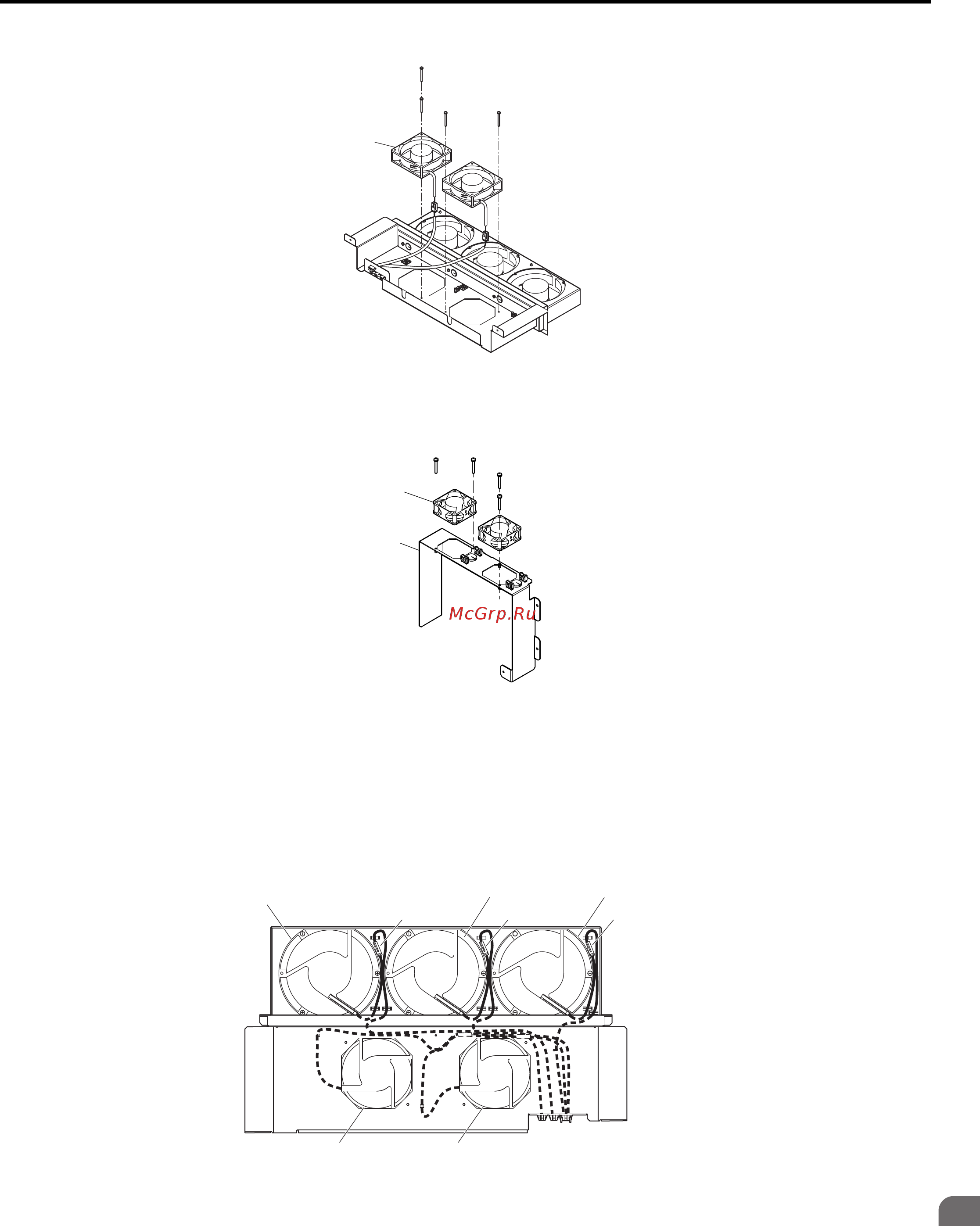 Yaskawa CIMR-AC4A0103AAA [381/556] Подключение цепей охлаждающего вентилятора