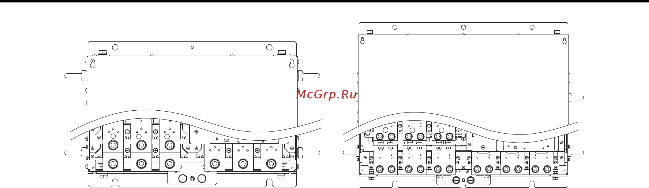 Omron CIMR AC2A0021 FAA [58/556] Конфигурация клеммного блока